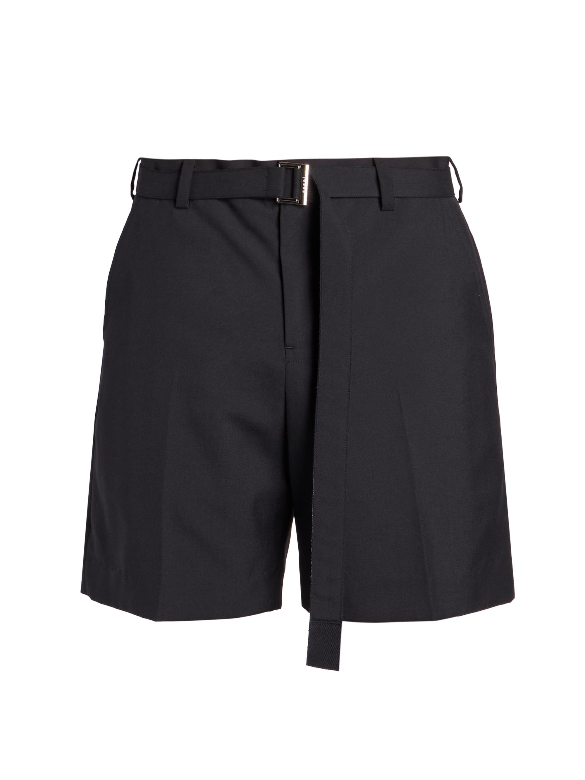 Sacai Men's Tailored Suiting Shorts - Black