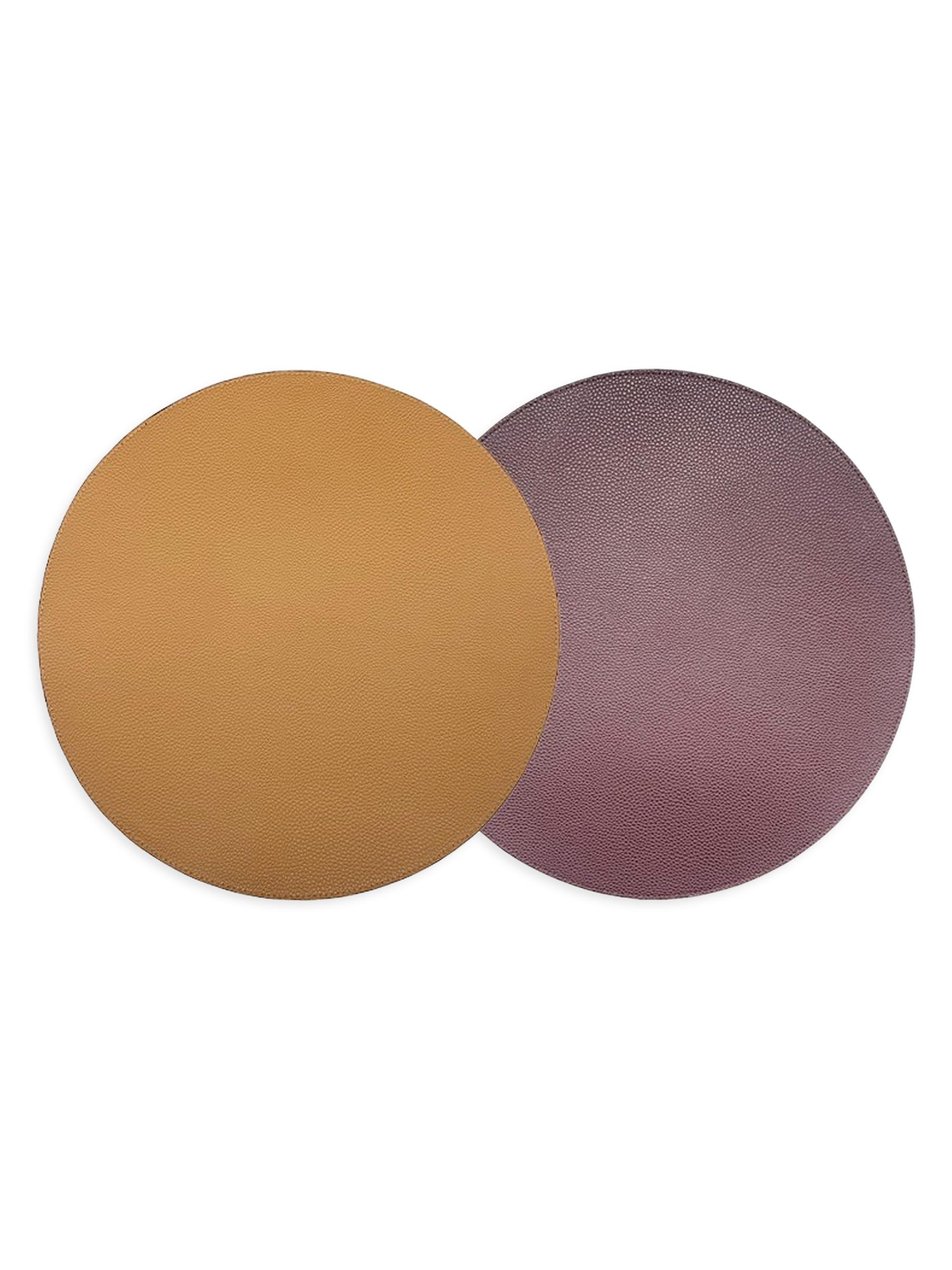 Von Gern Home Reversible Placemats Set of 4 - Brown