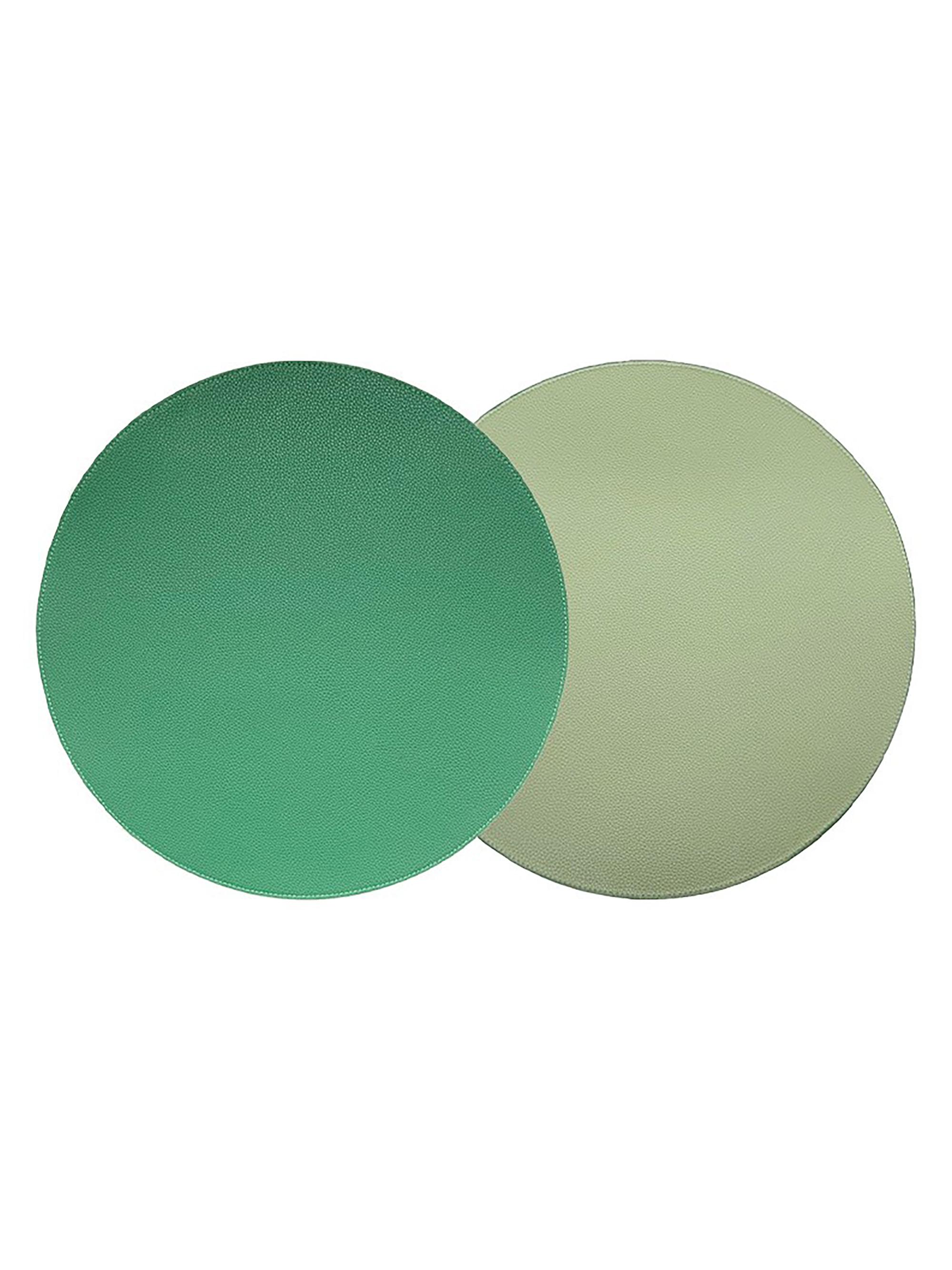 Von Gern Home Reversible Placemats - Set of 4 - Green