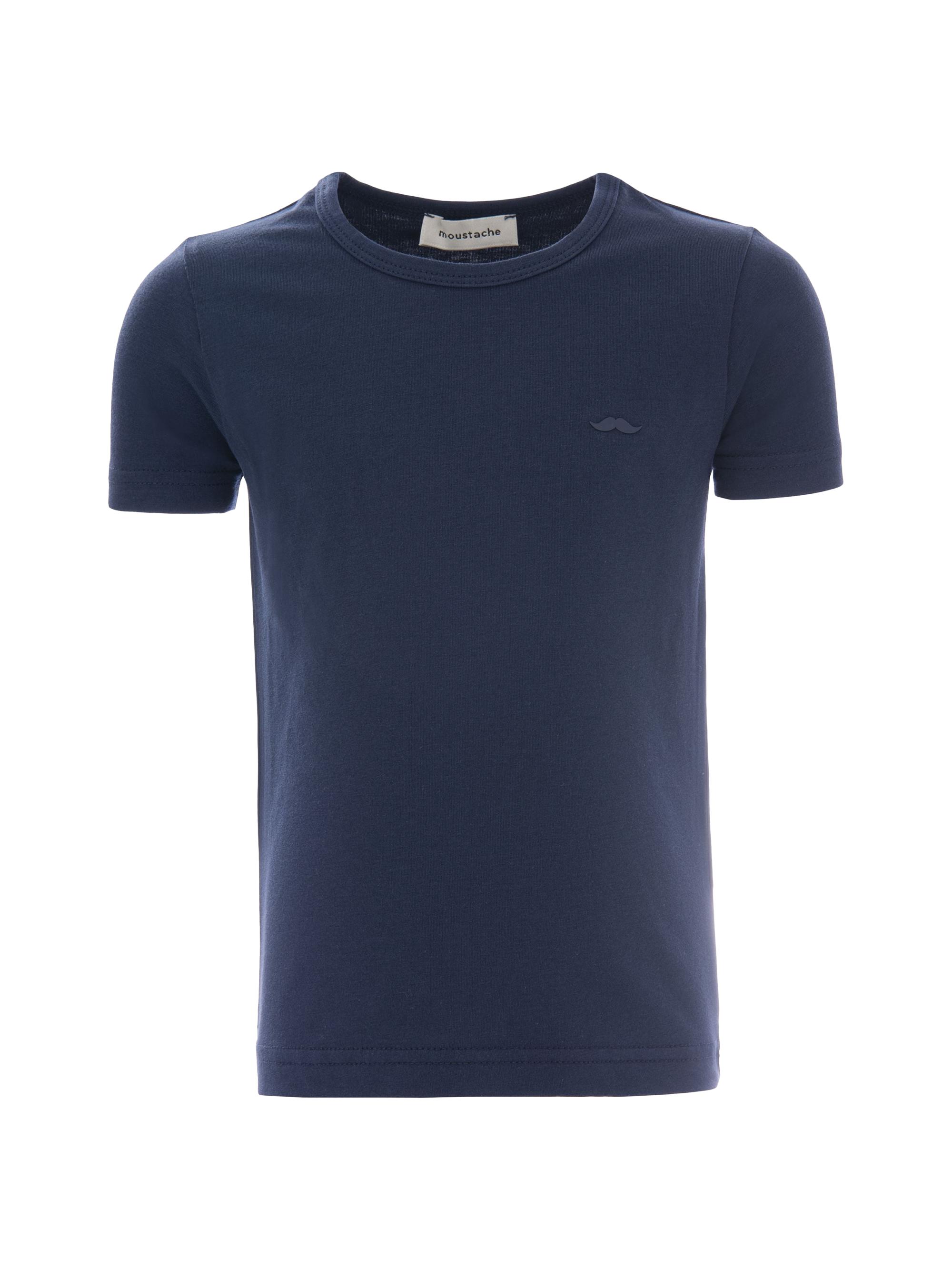 Moustache Little Boy's & Boy's Solid T-Shirt - Blue