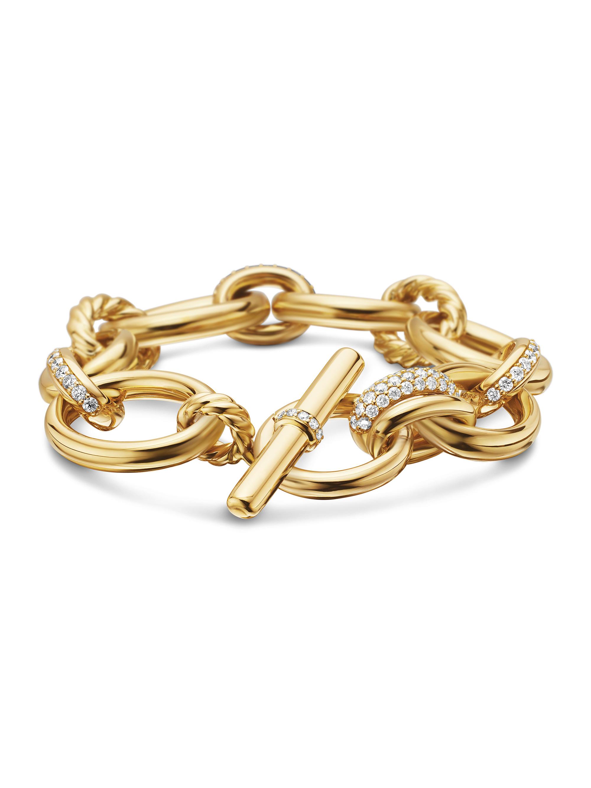 David Yurman Women's DY Mercer Chain Bracelet in 18K Yellow Gold - Gold