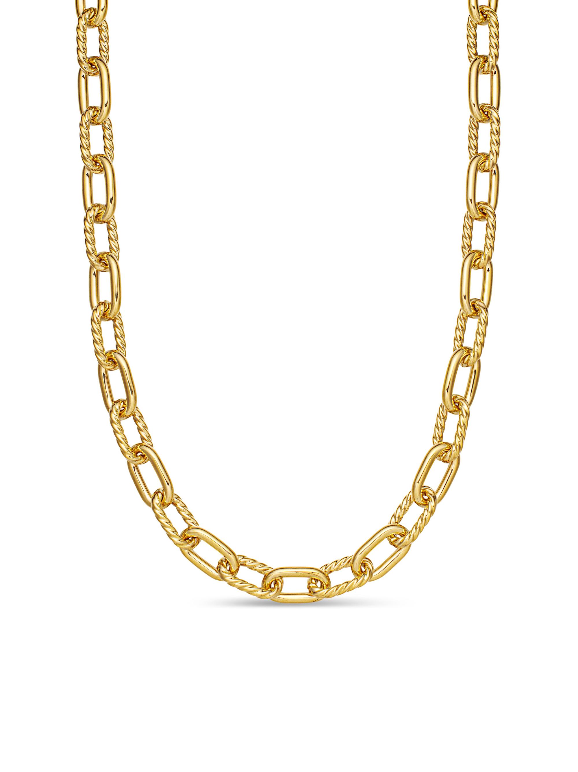 David Yurman Women's Madison Chain Necklace in 18K Yellow Gold - Gold