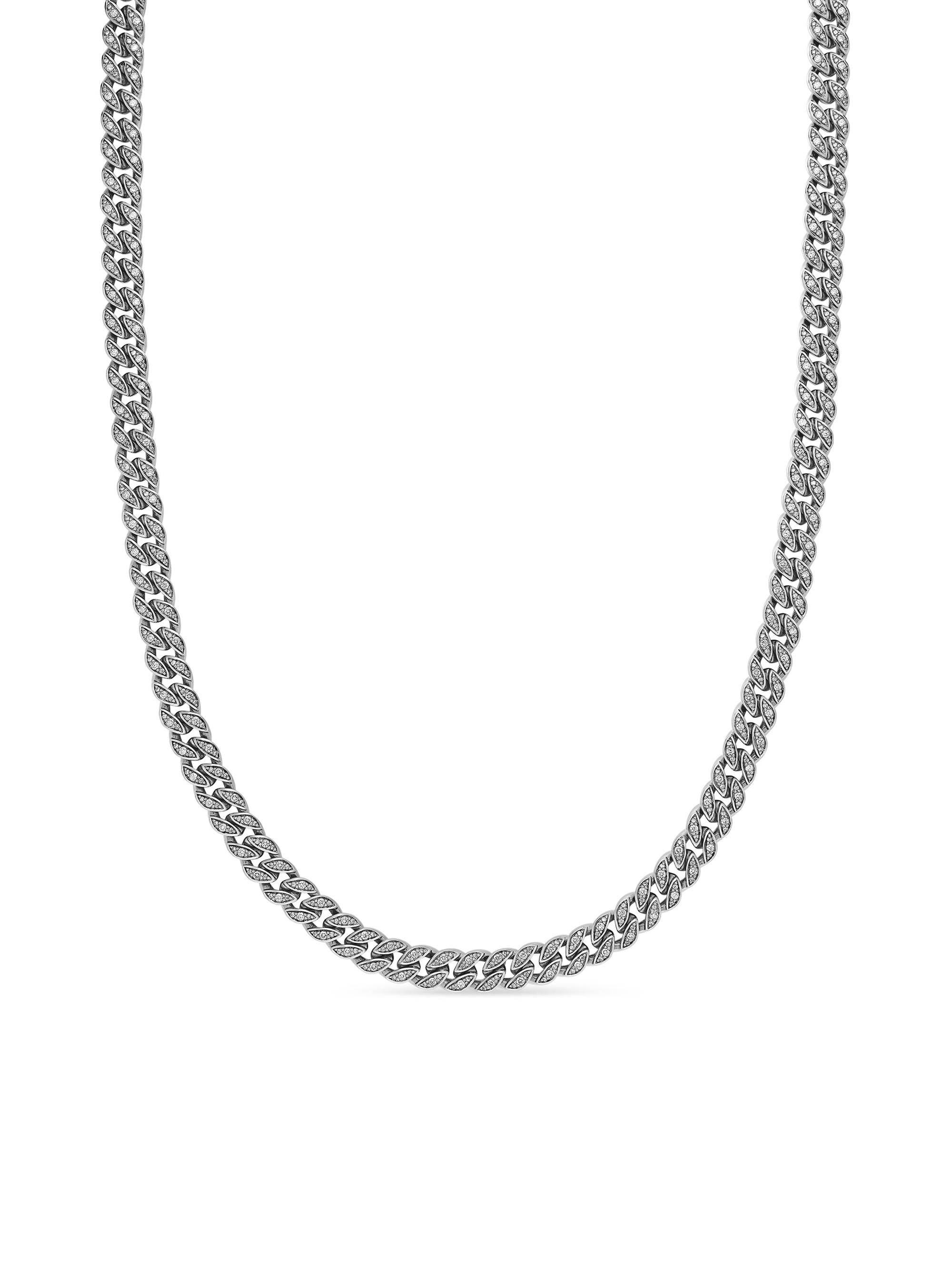 David Yurman Women's Curb Chain Necklace in Sterling Silver - Silver