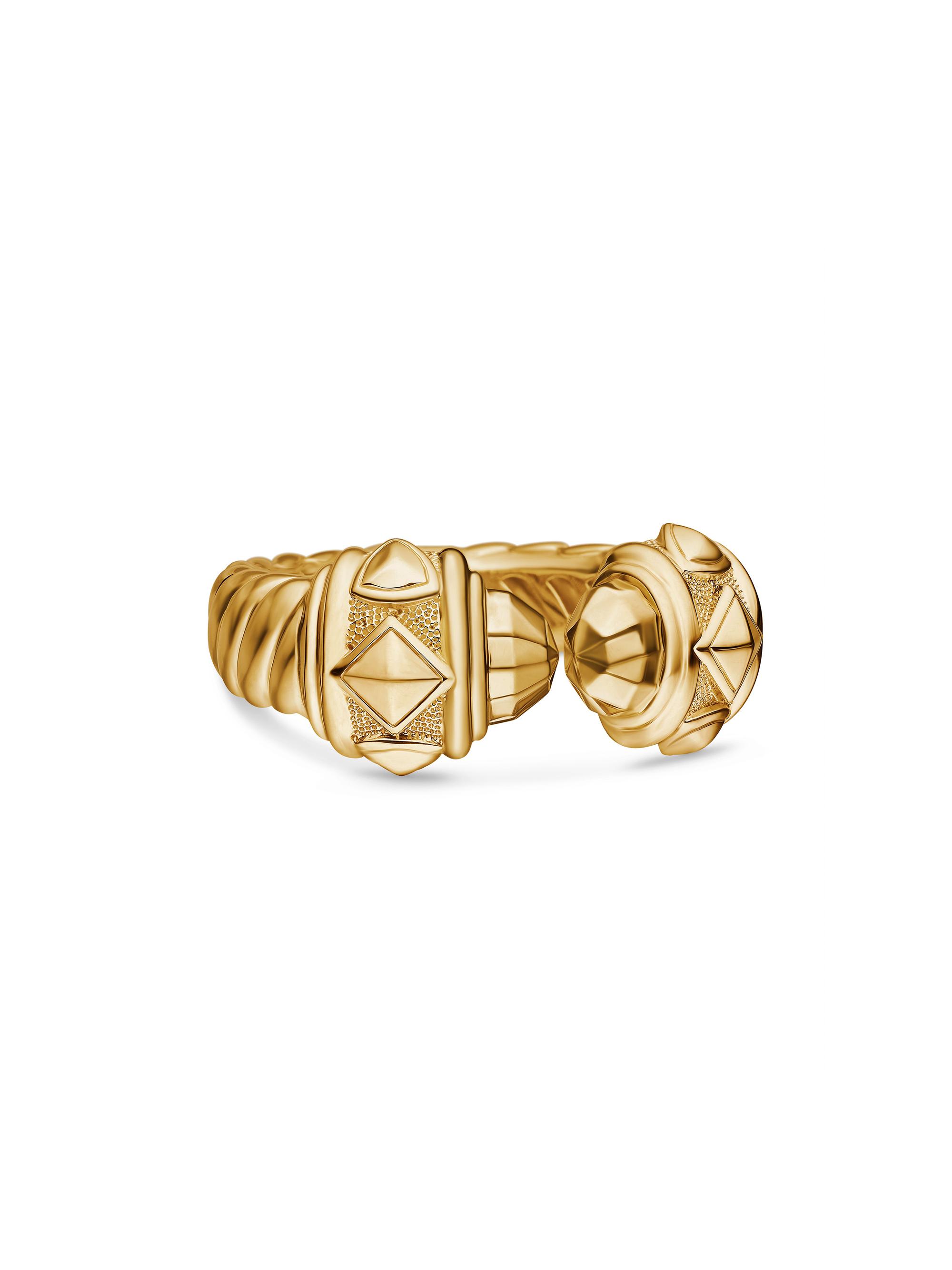 David Yurman Women's Renaissance Ring in 18K Yellow Gold, 6.5MM - Gold