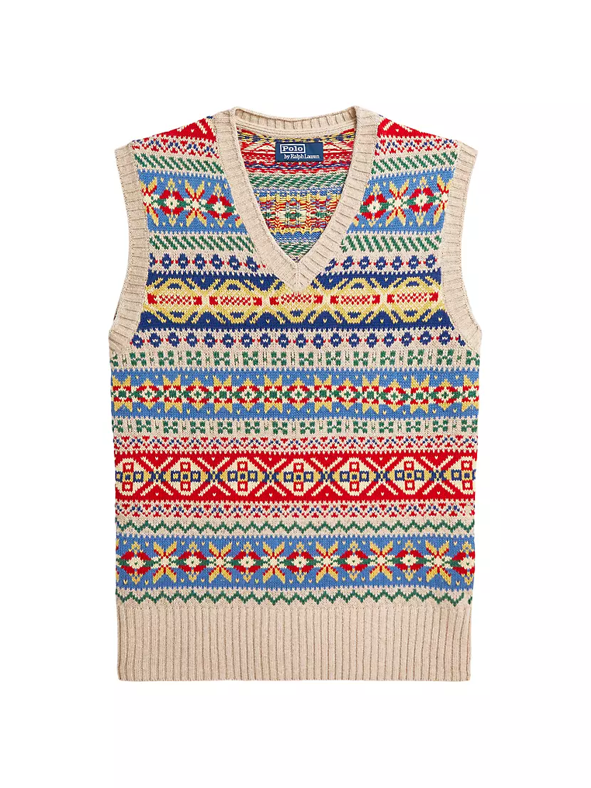 Shop Polo Ralph Lauren Fair Isle Sweater Vest