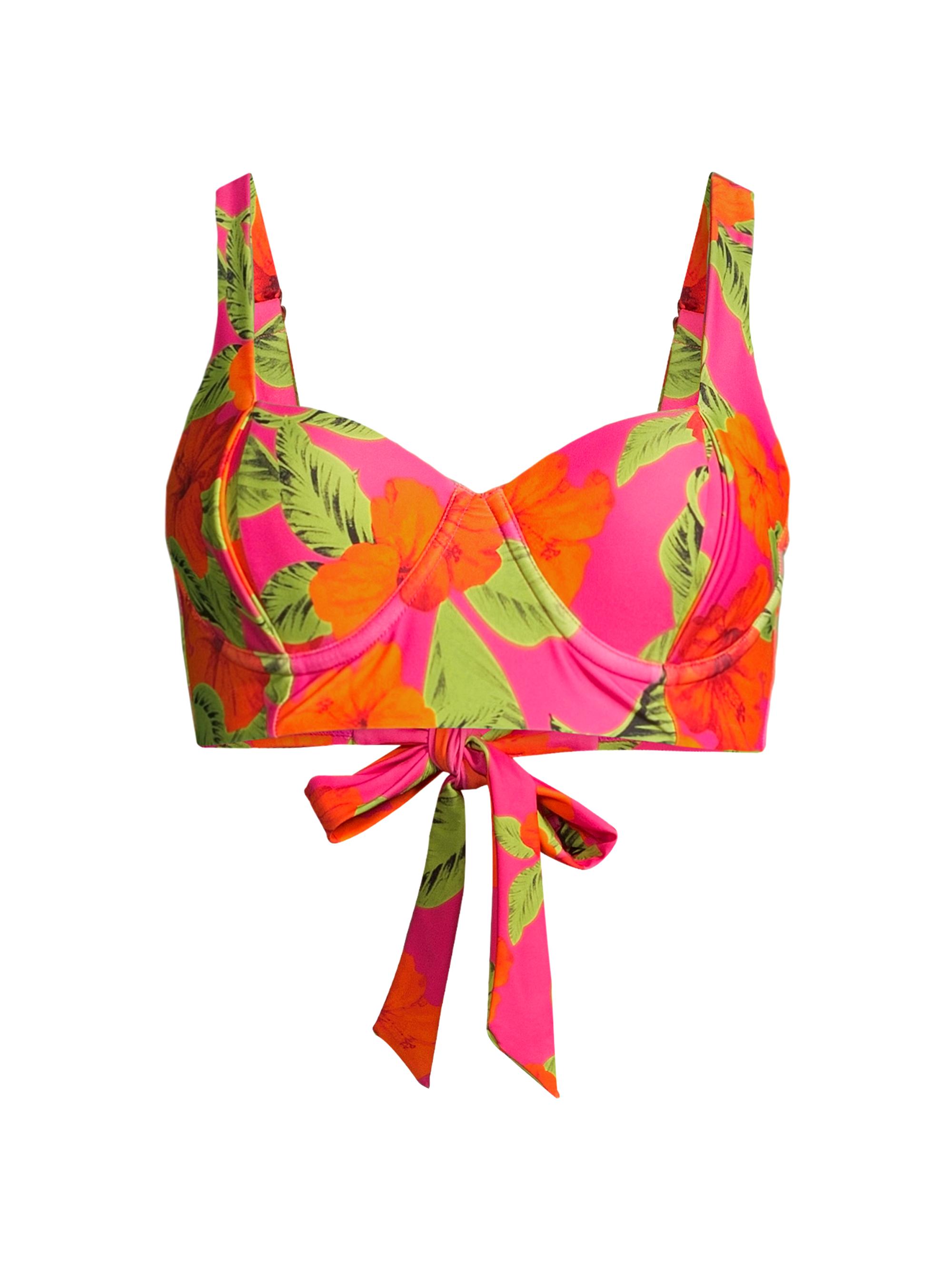 Beach Riot Women's Paulina Bikini Top - Hibiscus Sunset