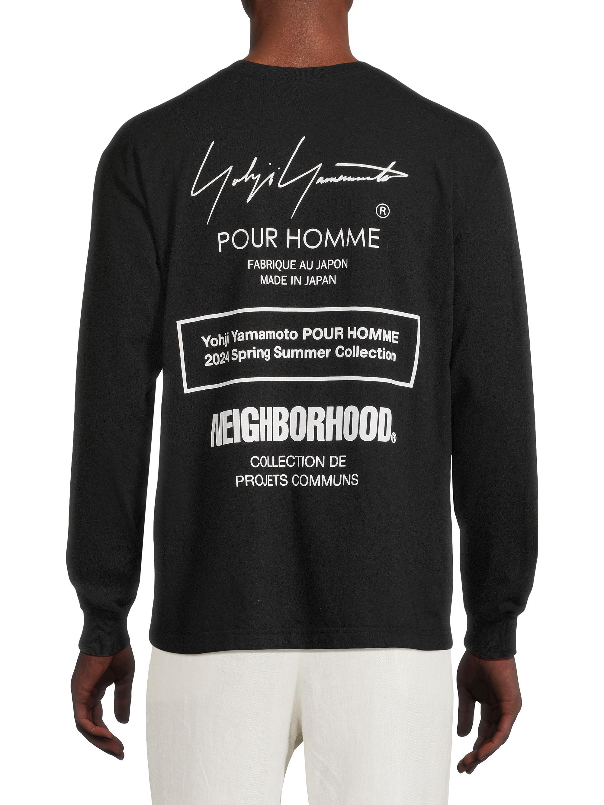 Shop Yohji Yamamoto Neighborhood Long-Sleeve T-Shirt | Saks Fifth 