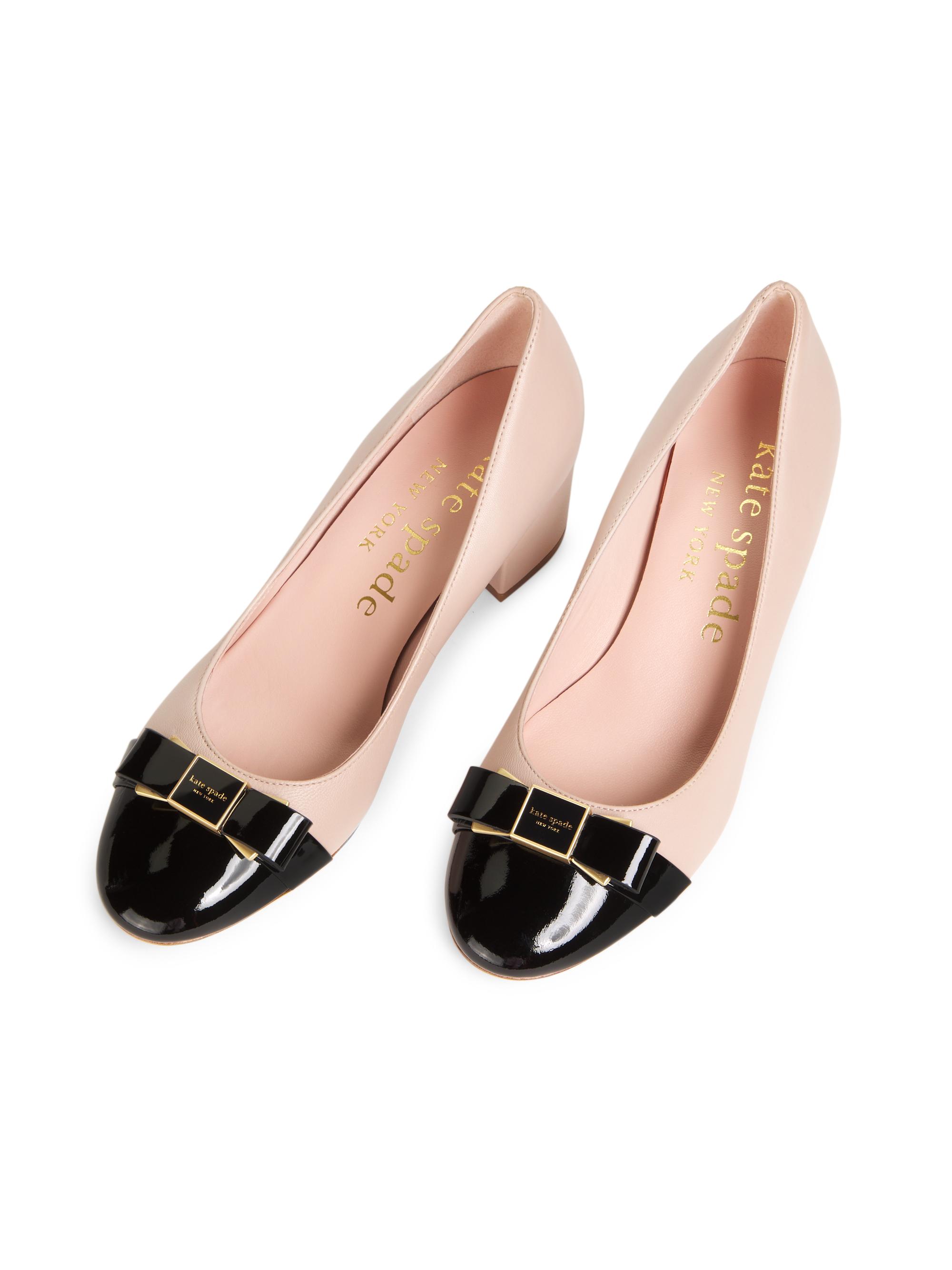 kate spade new york Bowdie Leather Pumps | Saks Fifth Avenue