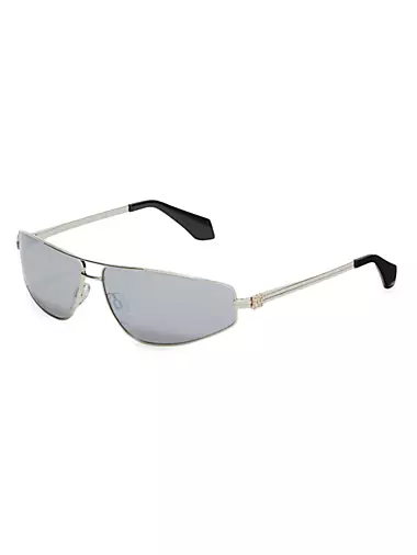 Clavey 64MM Metal Sunglasses