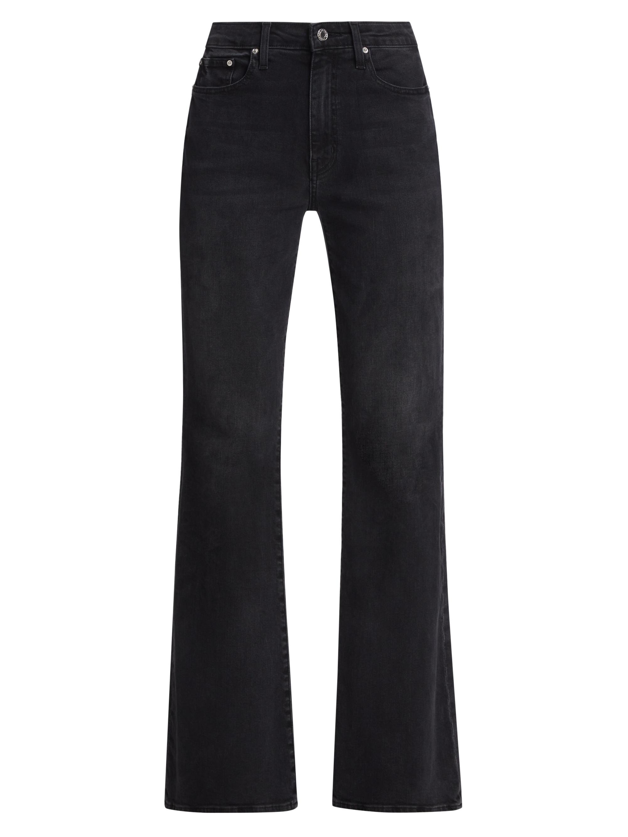 Derek Lam 10 Crosby Women's Crosby High-Rise Flare Jeans - Noir