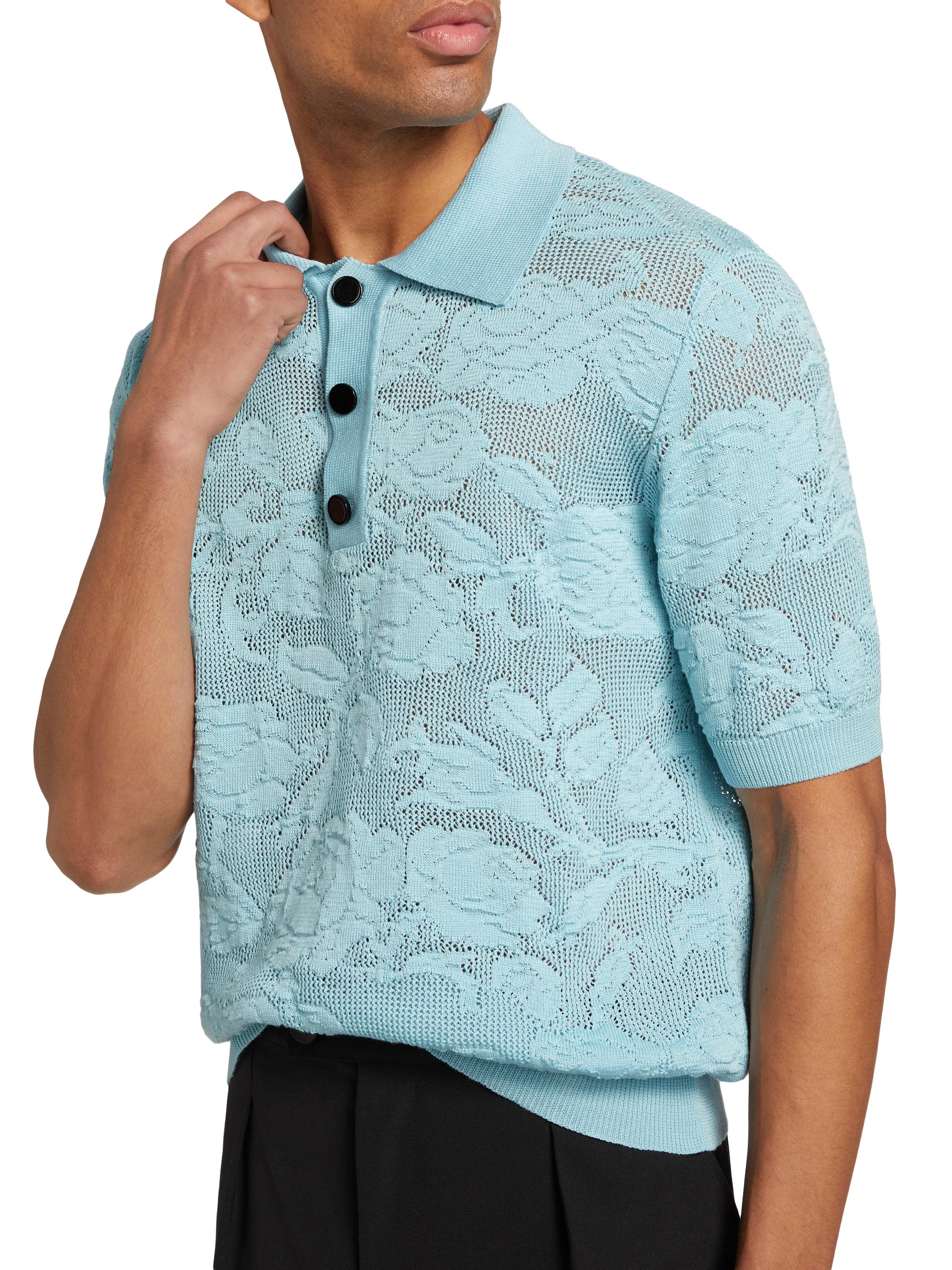 ERNEST W. BAKER crochet rose sweater