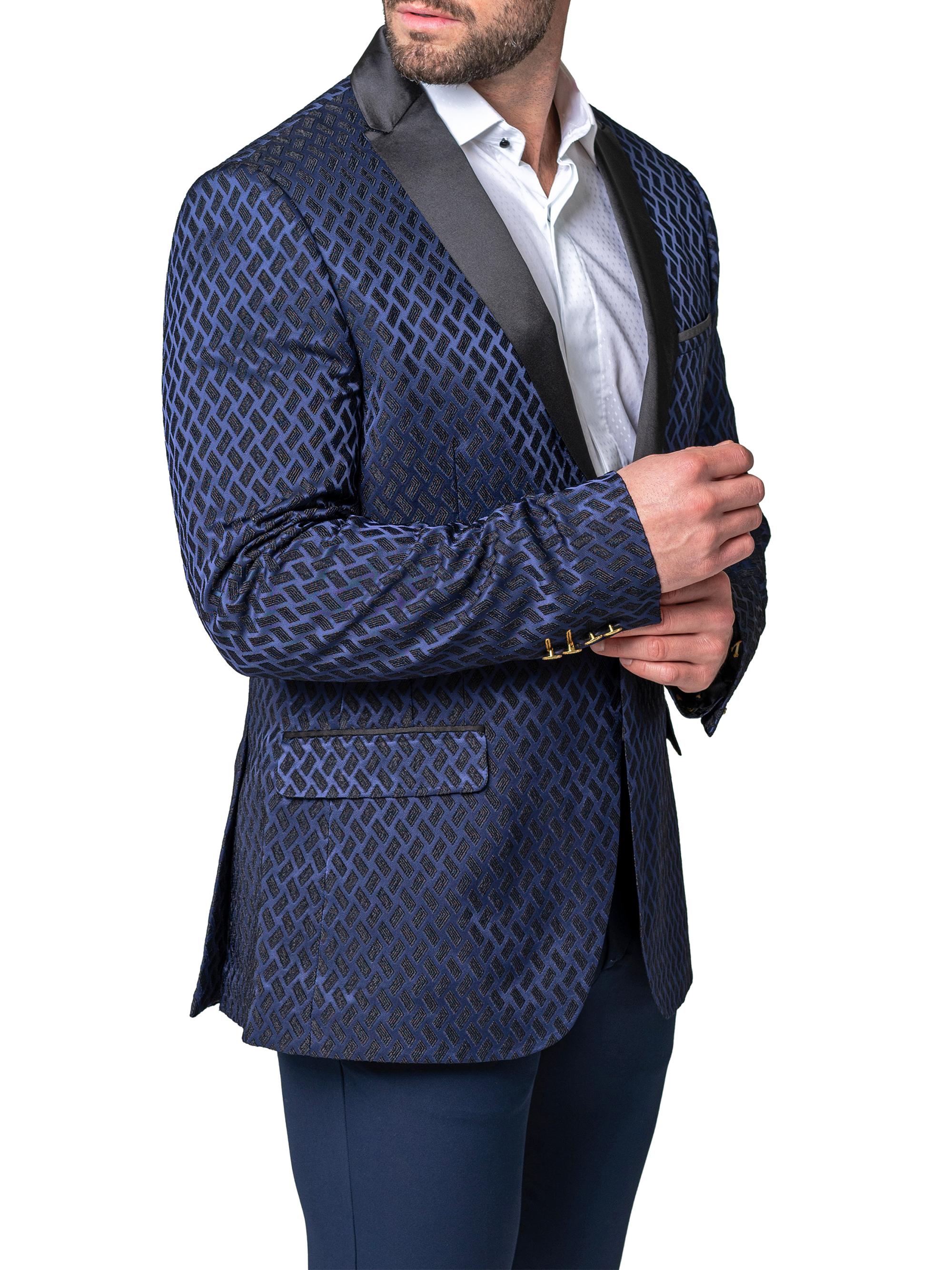 Maceoo Men's Blazer Tesla - Blue