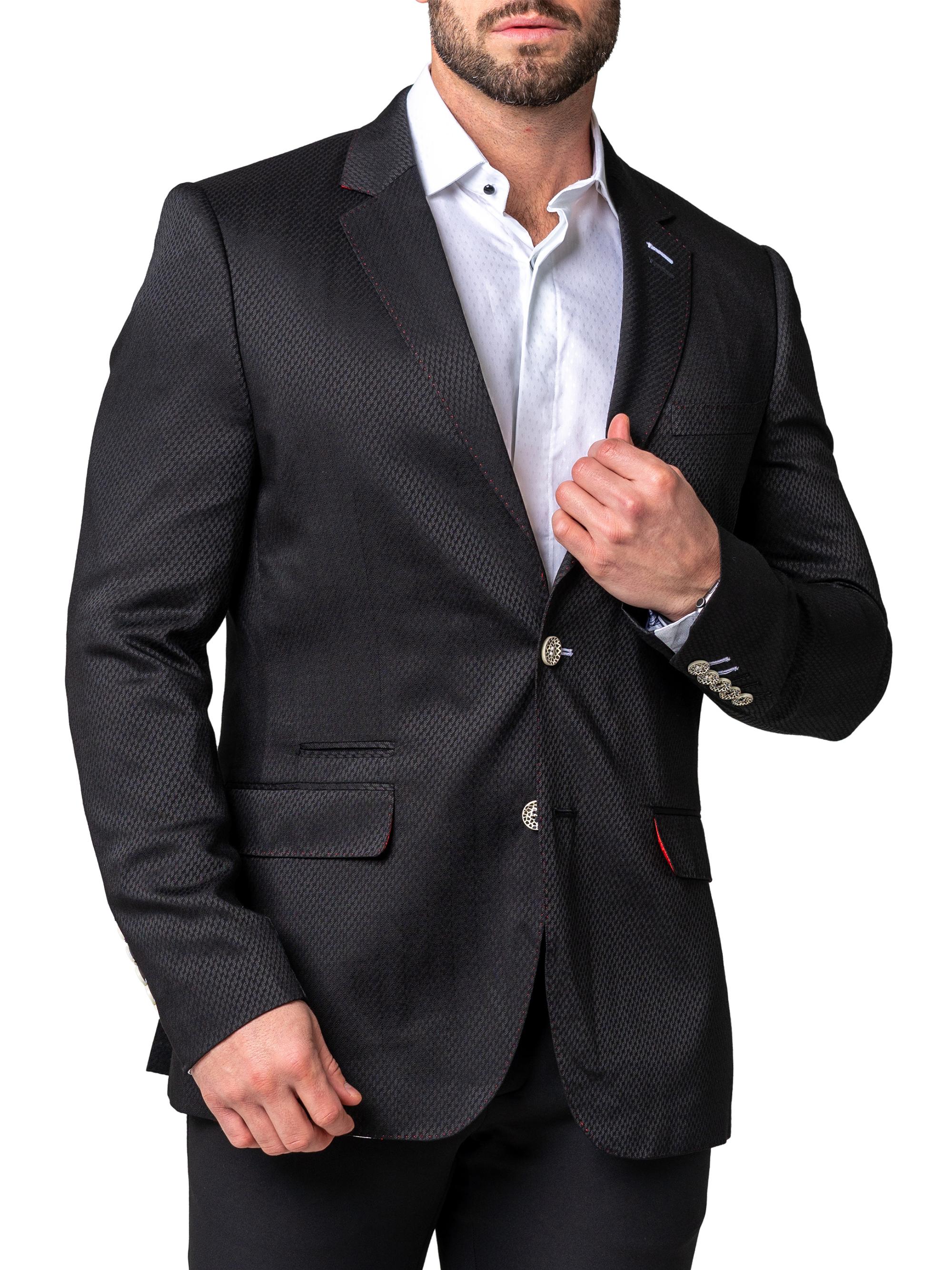 Maceoo Men's Blazer Socrates - Black