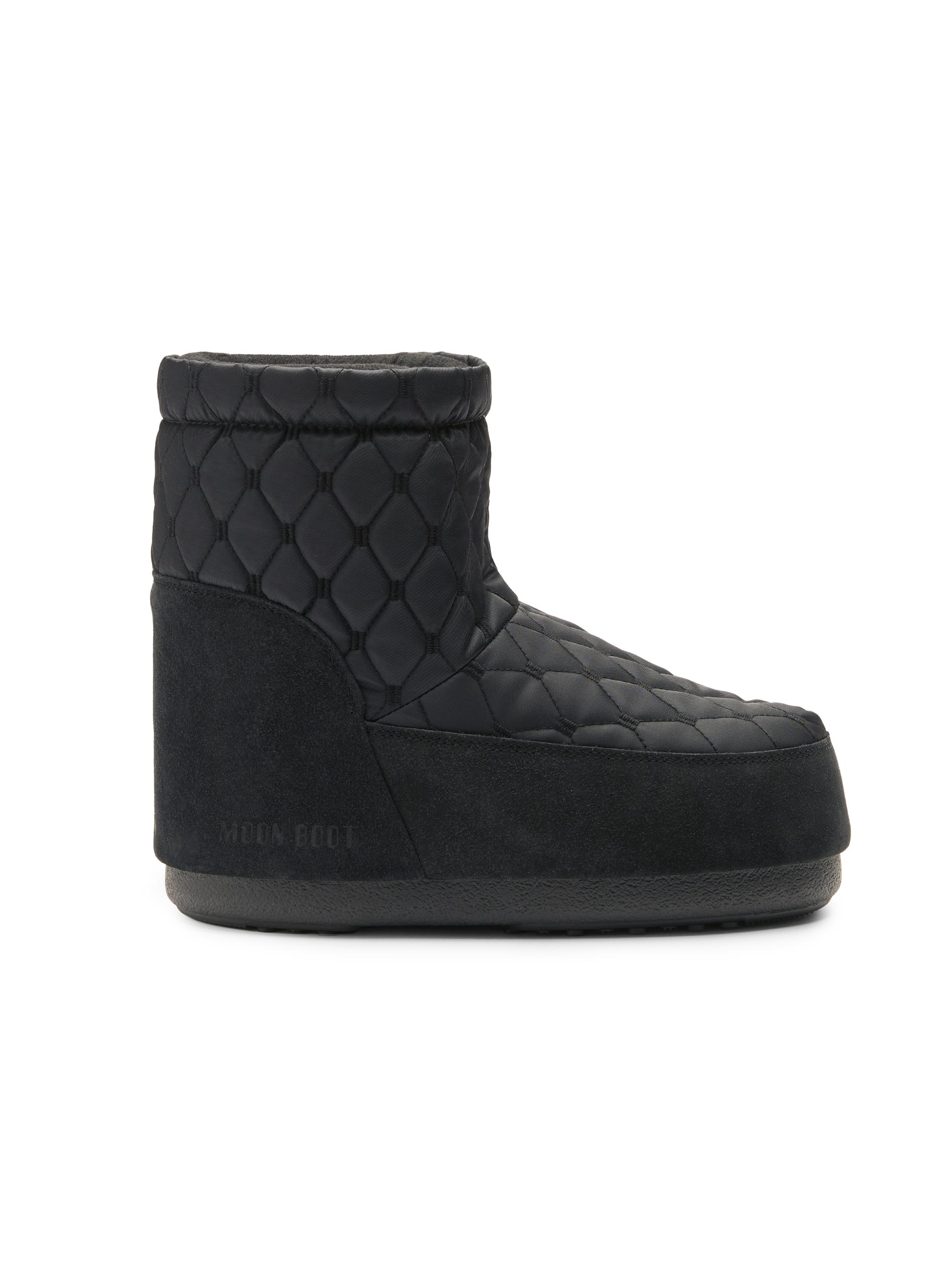 Moon Boot Men's Unisex  Quilted Snow Boots - Black