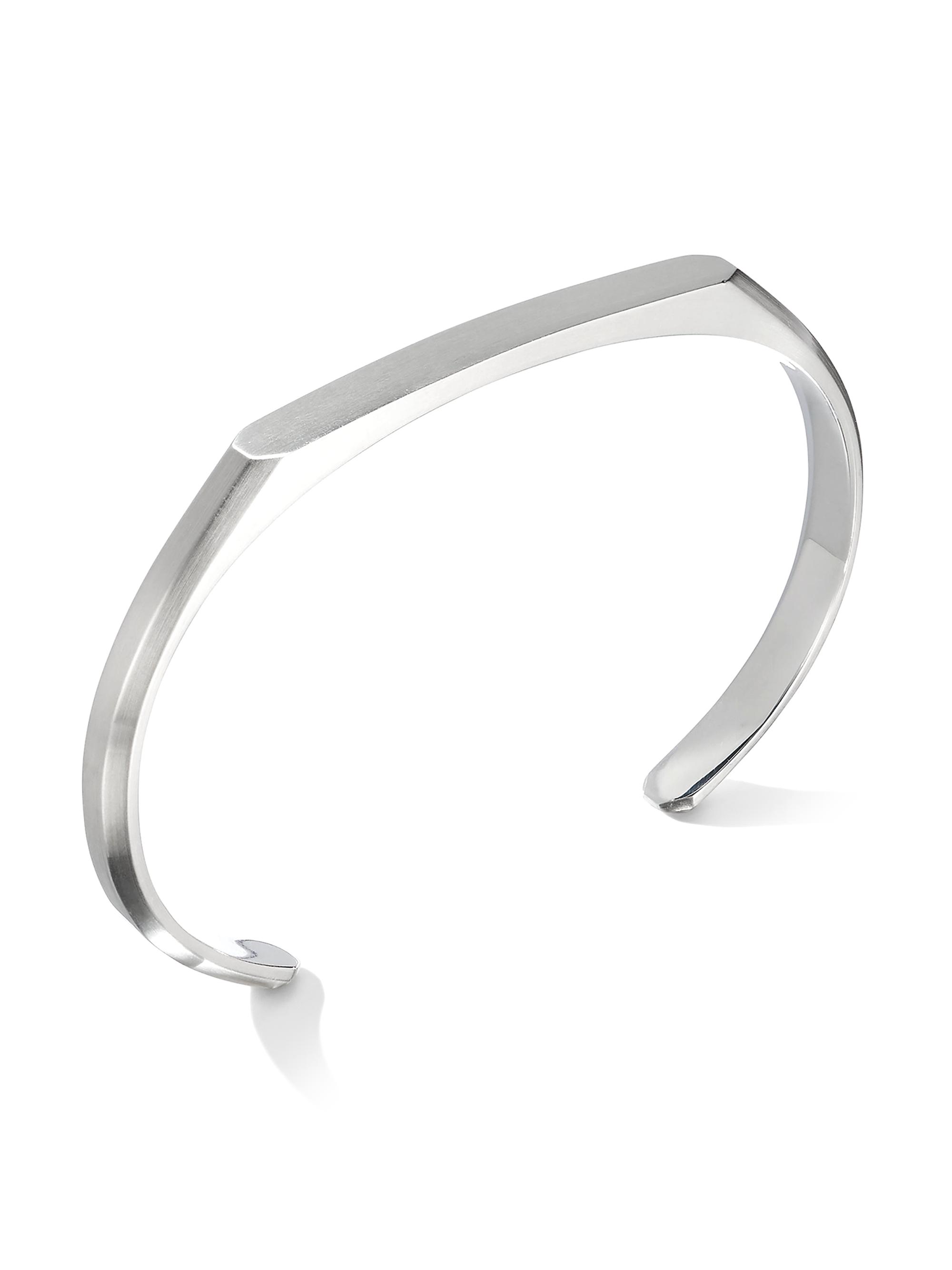 David Yurman Men's Streamline Cuff Bracelet In Sterling Silver - Silver
