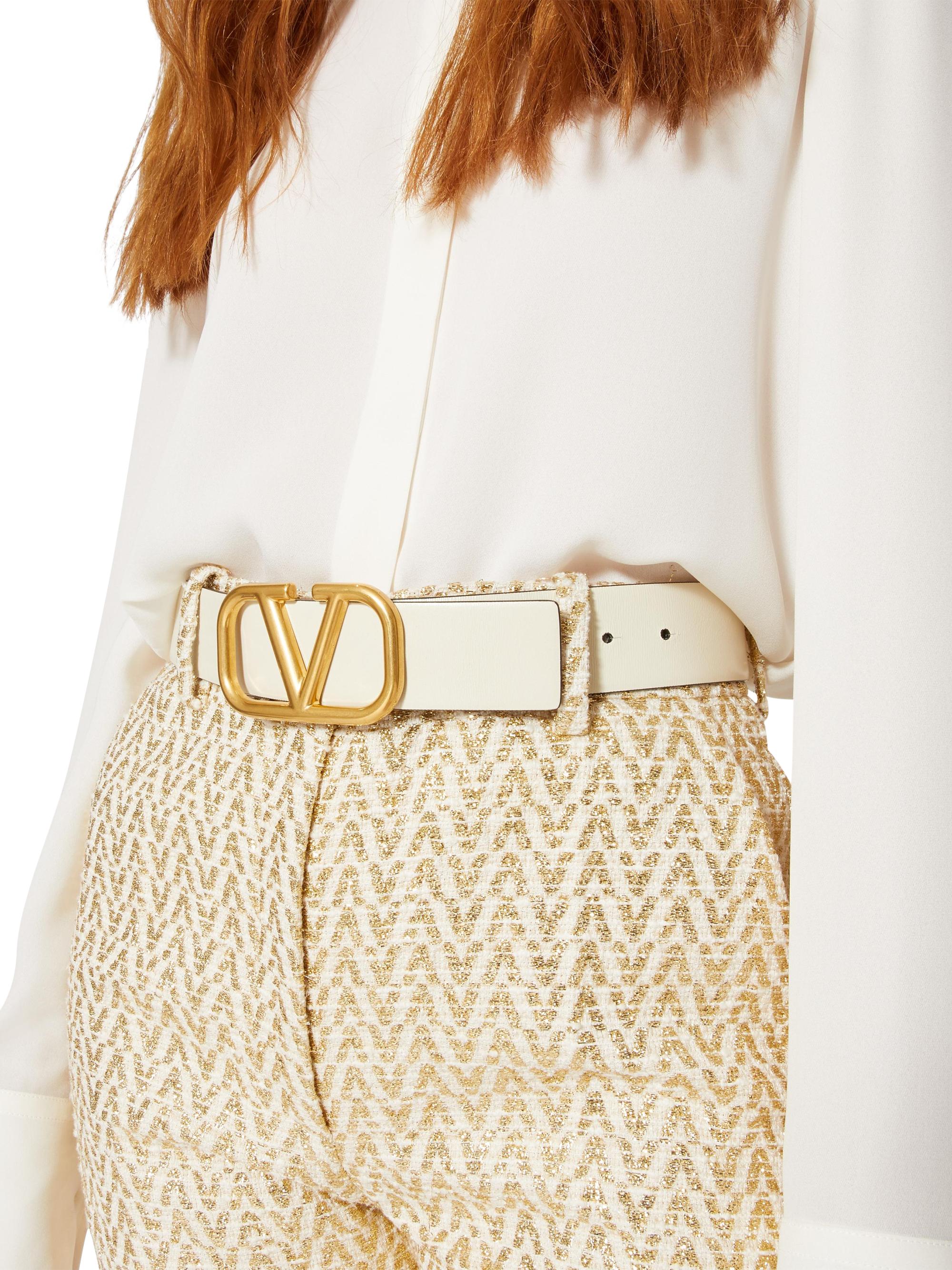 VLogo Signature 30 leather belt