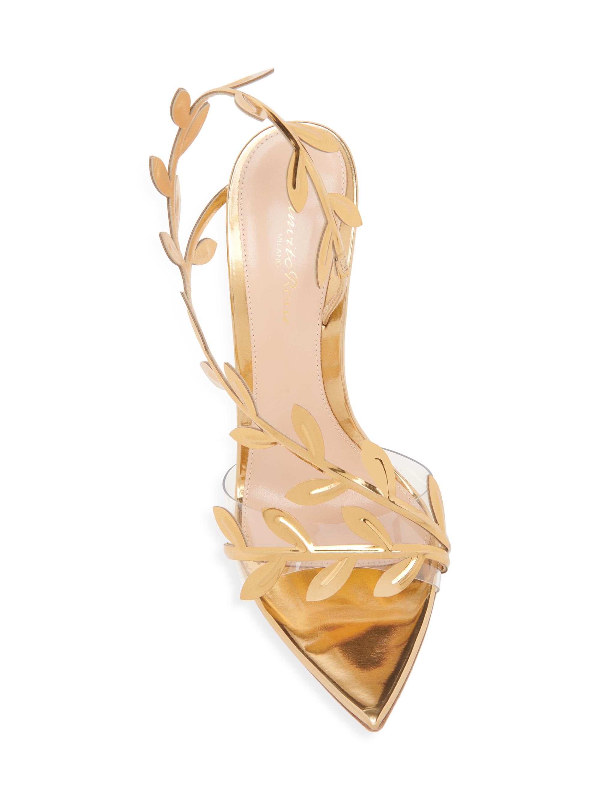Gianvito Rossi Flavia 105MM Sandals | Saks Fifth Avenue
