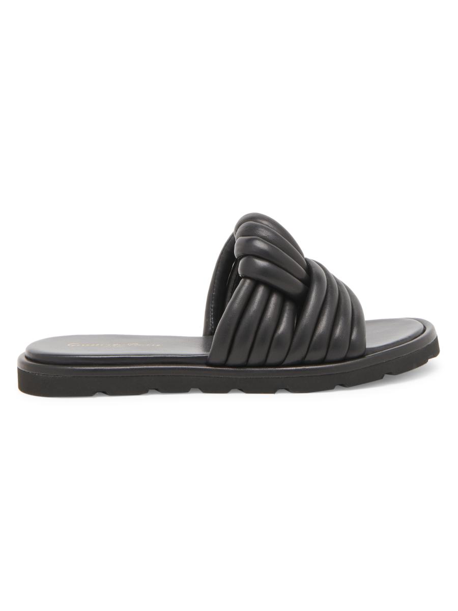 VIP【送料関税込】GIANVITO ROSSI LEATHER FLAT SANDALS Gianvito Rossi Ottavia Woven Leather Flat Sandals | Saks
