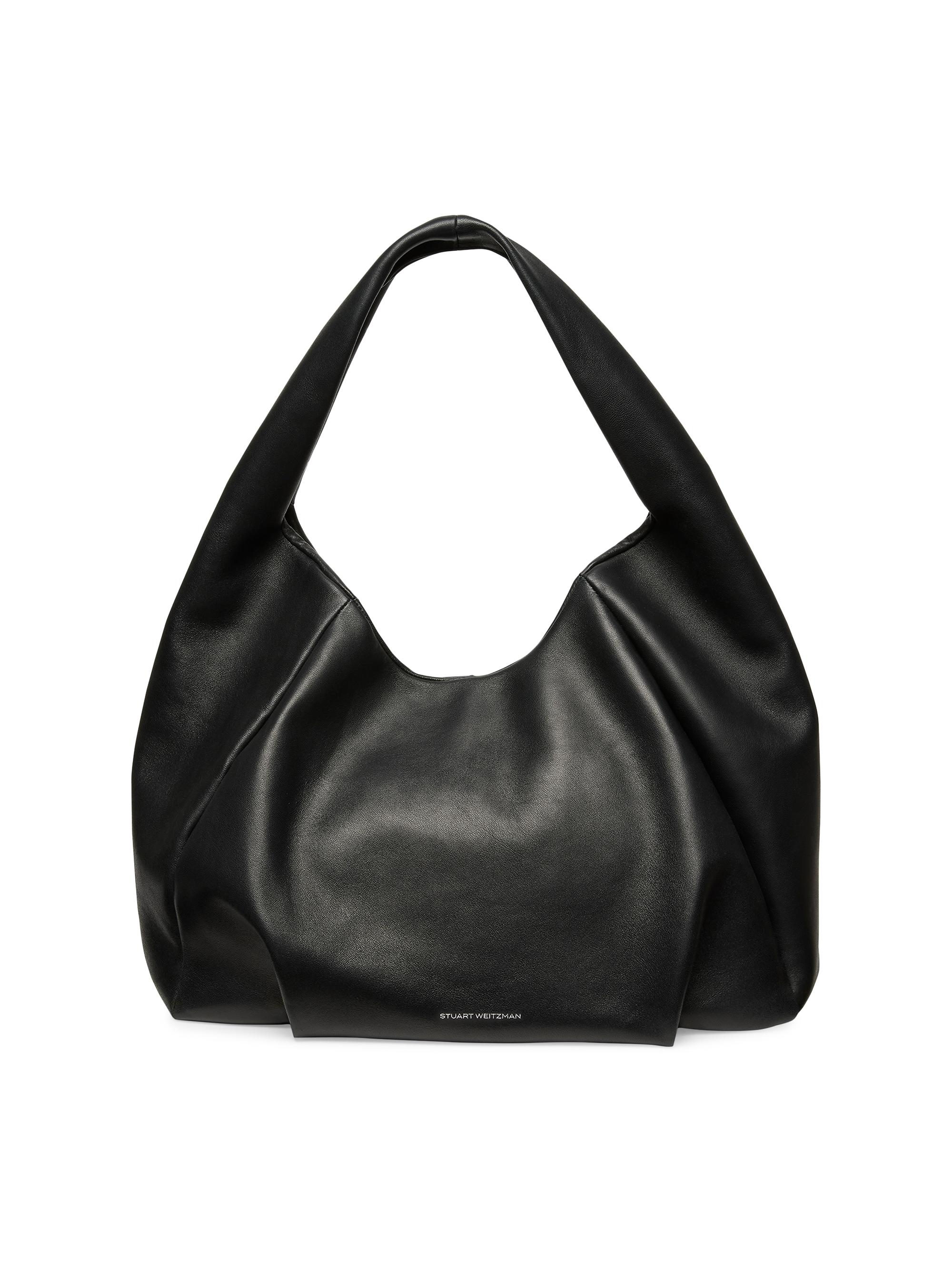 Stuart Weitzman Women's Moda Leather Hobo Bag - Black
