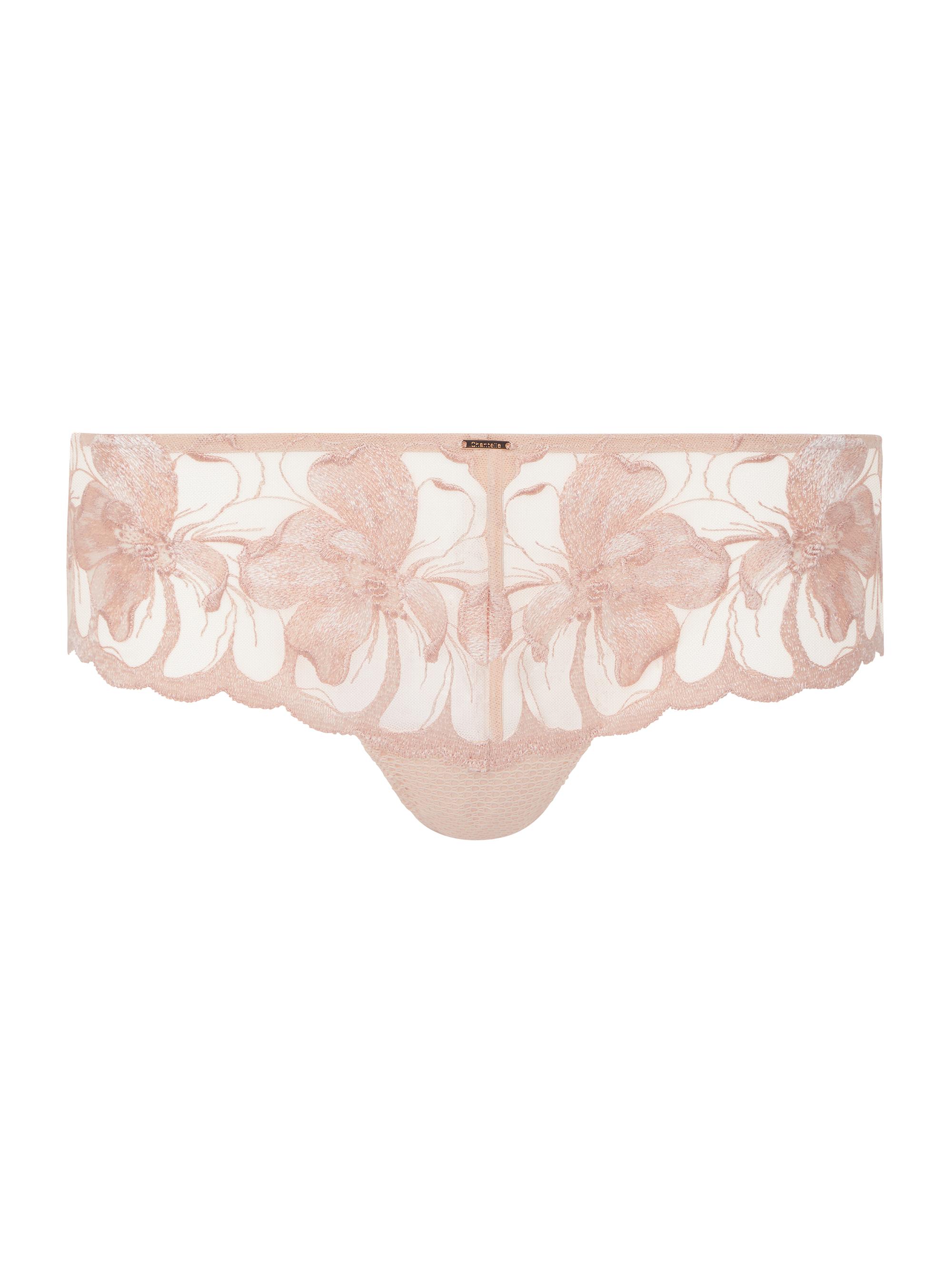Chantelle Women's Fleurs Lace Hipster Panty - Sugar