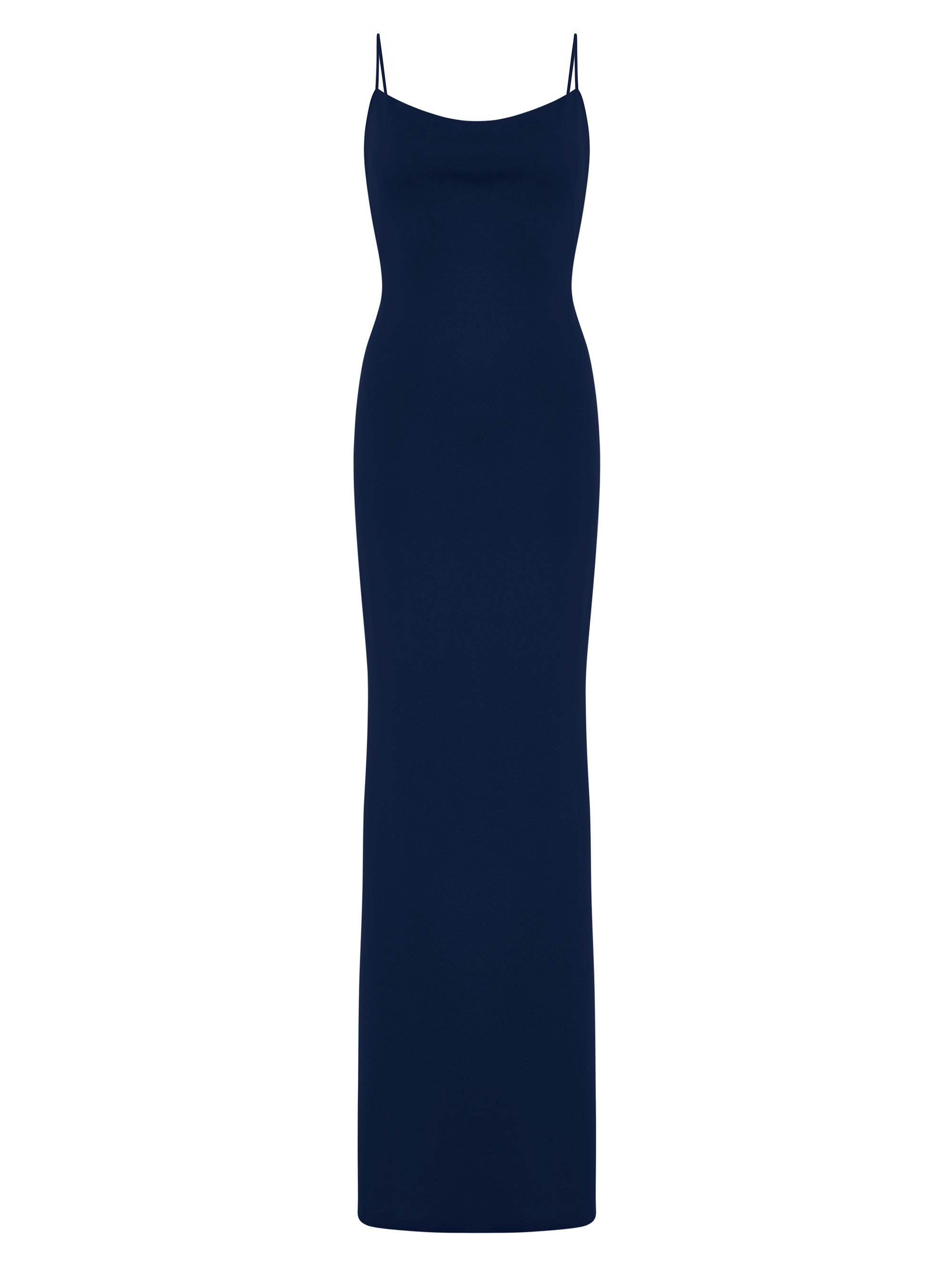 Katie May Women's Jersey Cowl-Back Gown - Navy