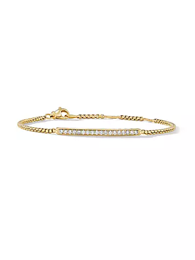 David Yurman Women's DY Madison 18K Yellow Gold & 12-13mm Pearl Necklace - Gold - Size 20