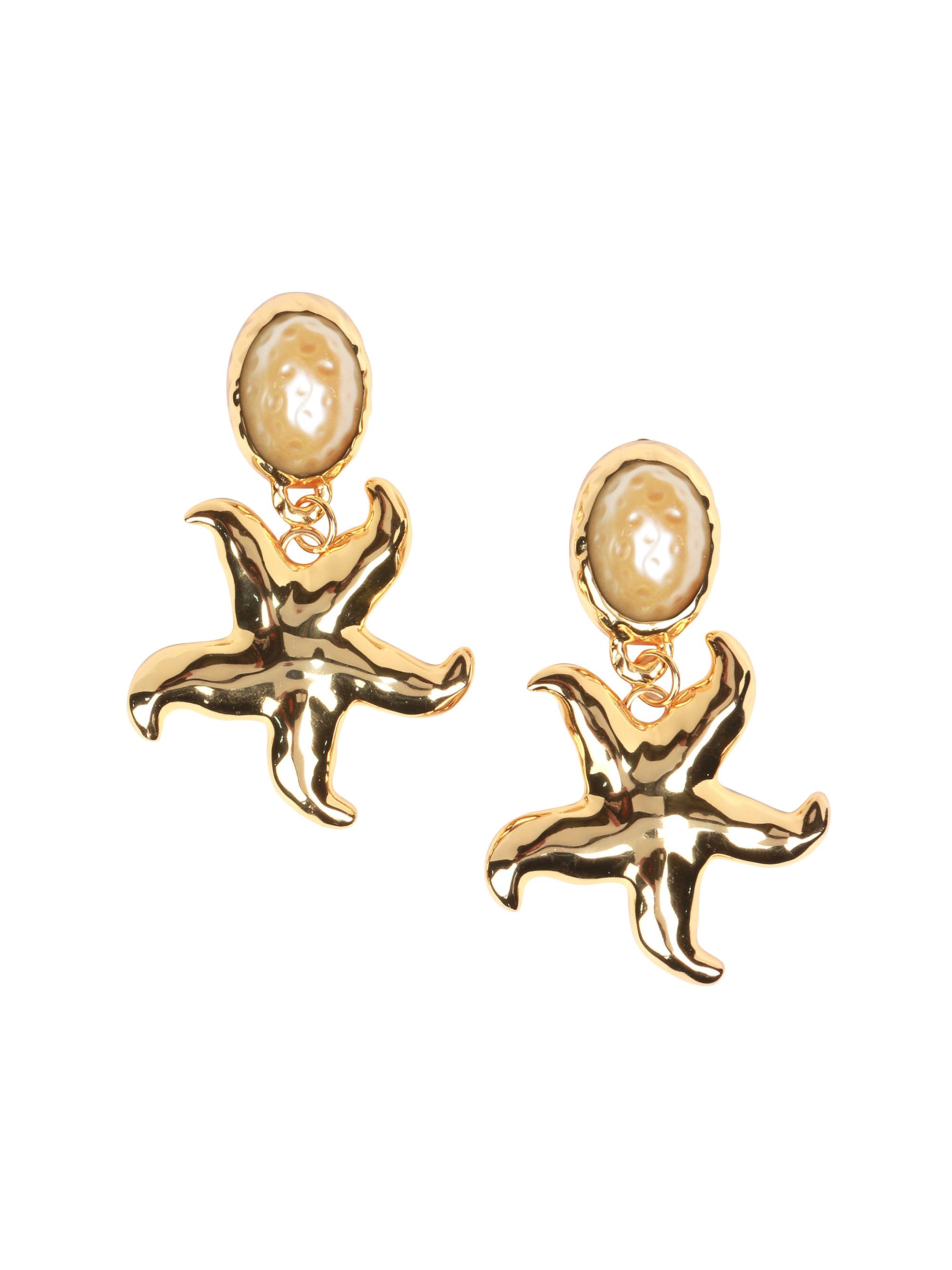 Julietta Women's Underwater Mermaid Dreams Gold-Plated & Resin Drop Earrings - Yellow Gold