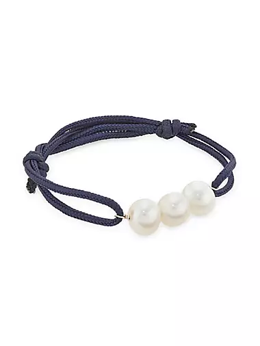 Gems Luca Baroque Pearl Cord Bracelet