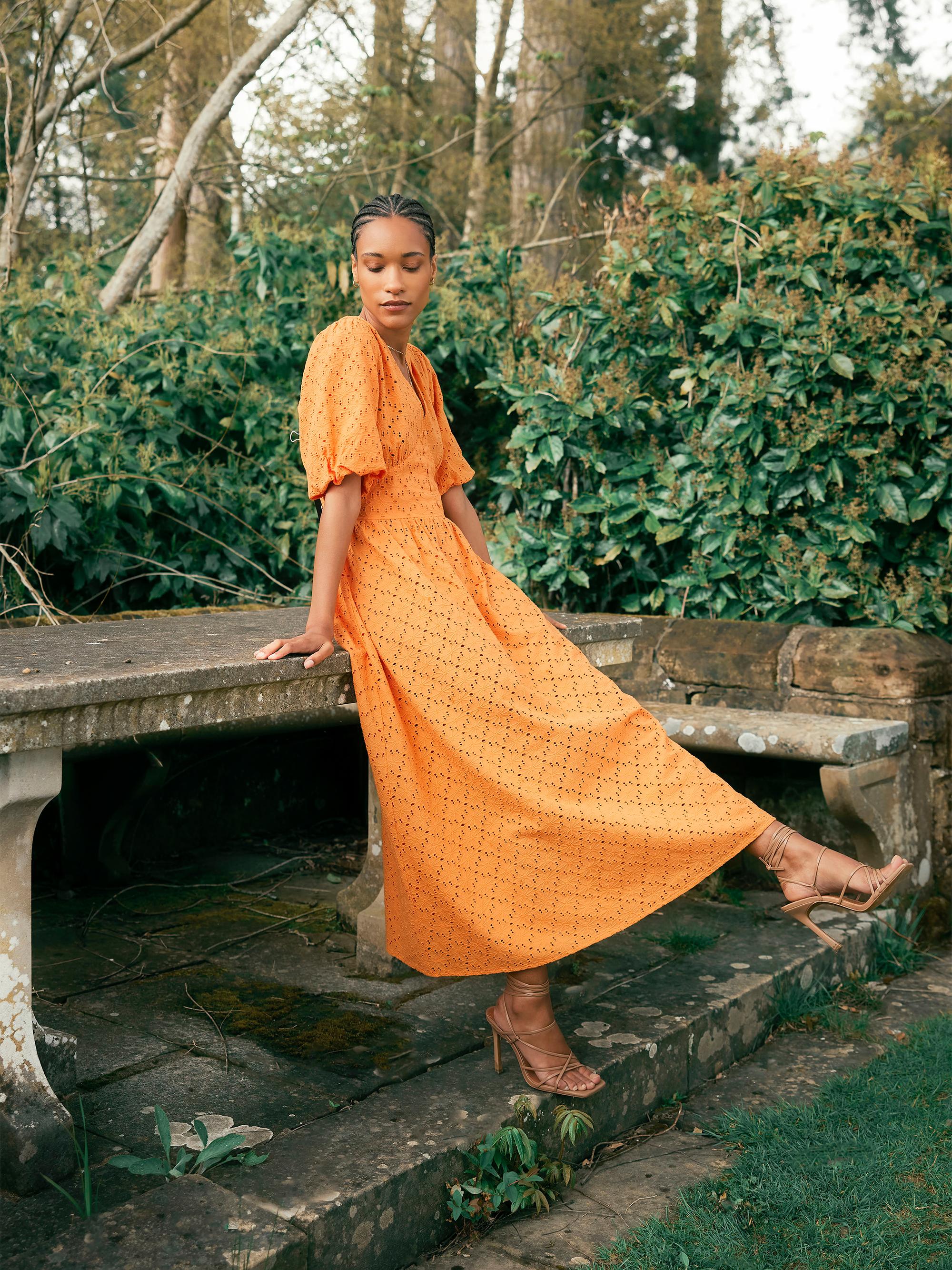 Barbour Kelley Broderie Anglaise Maxi Dress | Saks Fifth Avenue