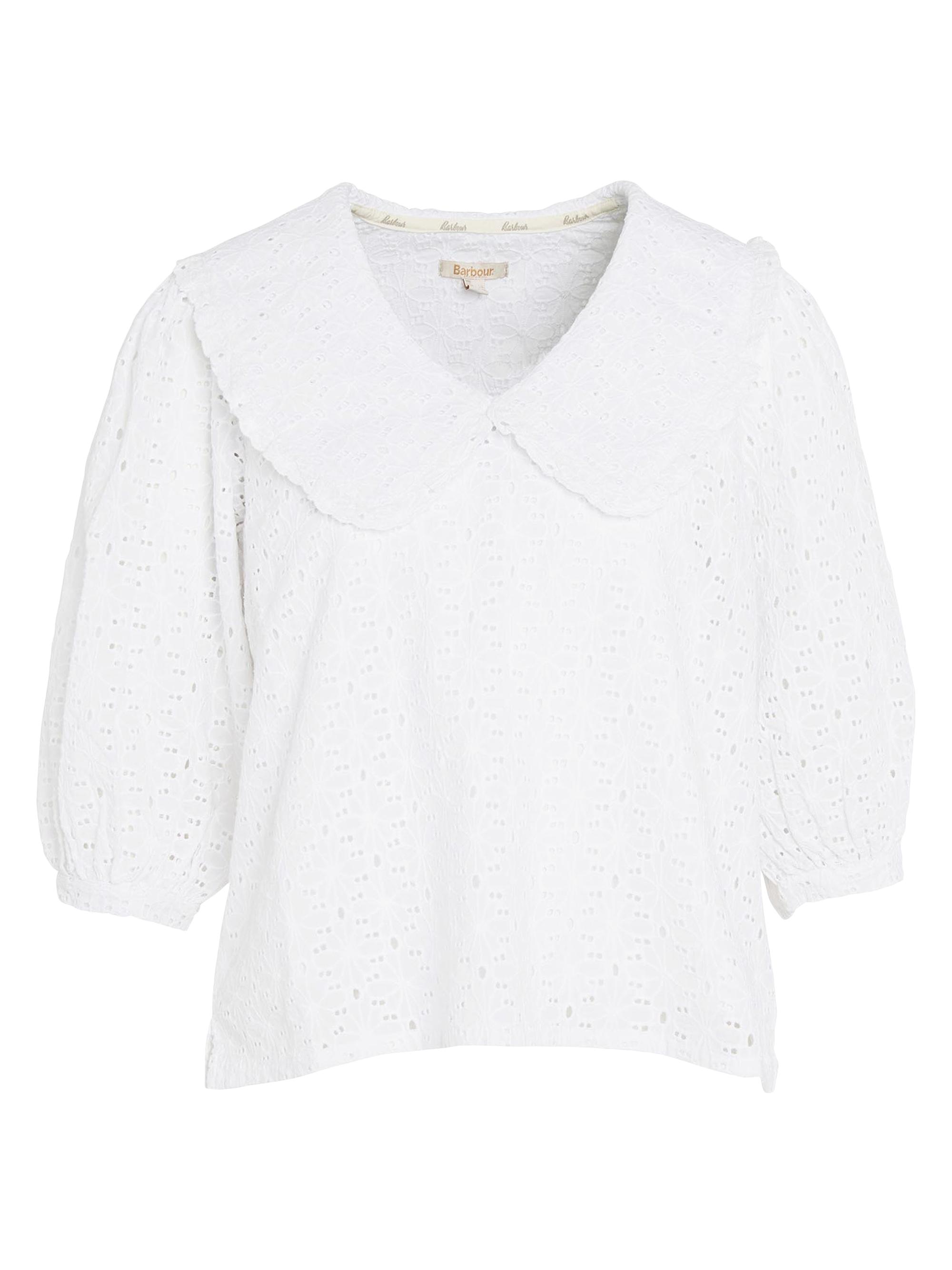 Barbour Women's Kelley Broderie Anglaise Top - White