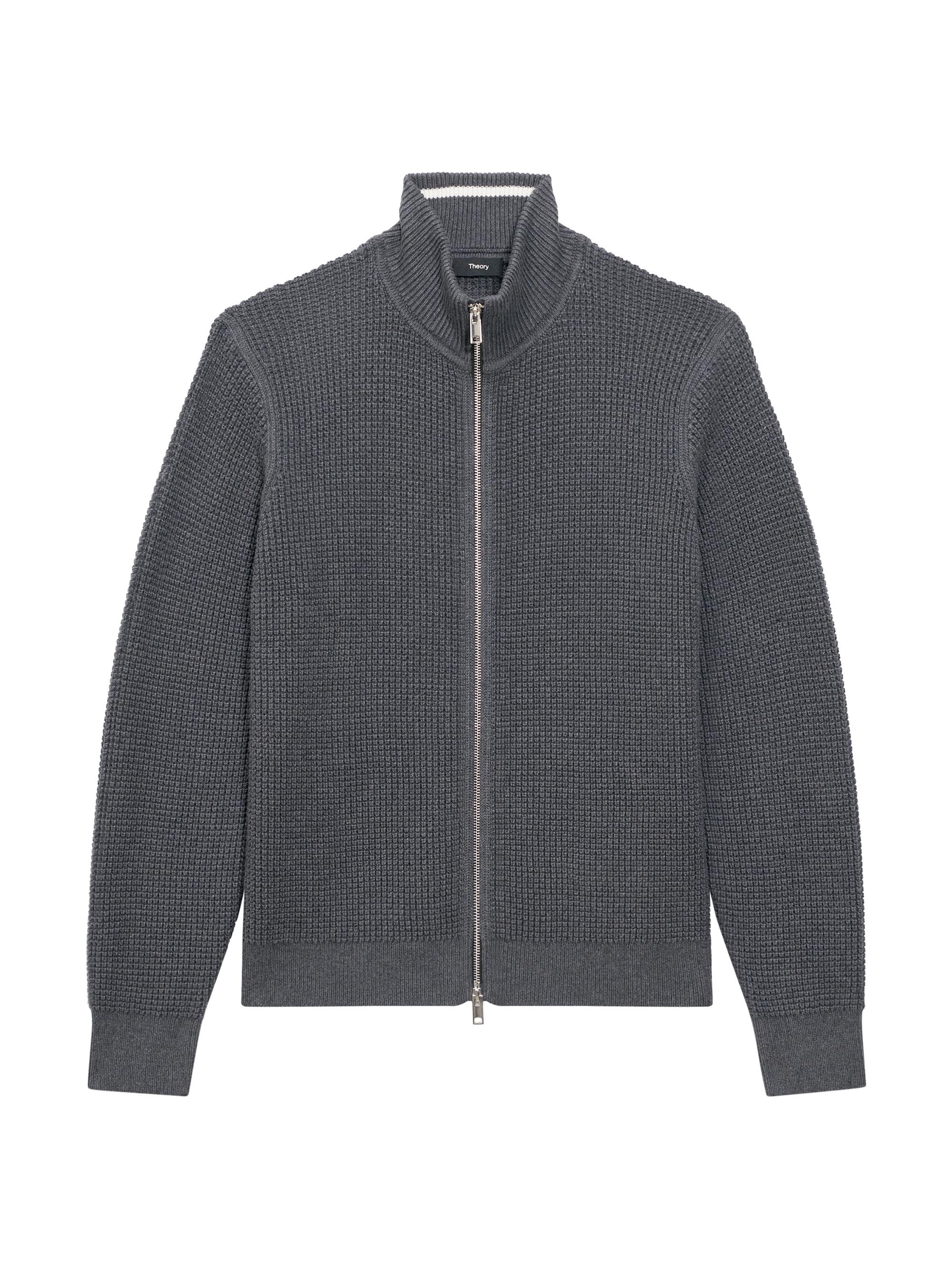Theory Men's Gary Jacket In Cashton - Dark Grey Melange