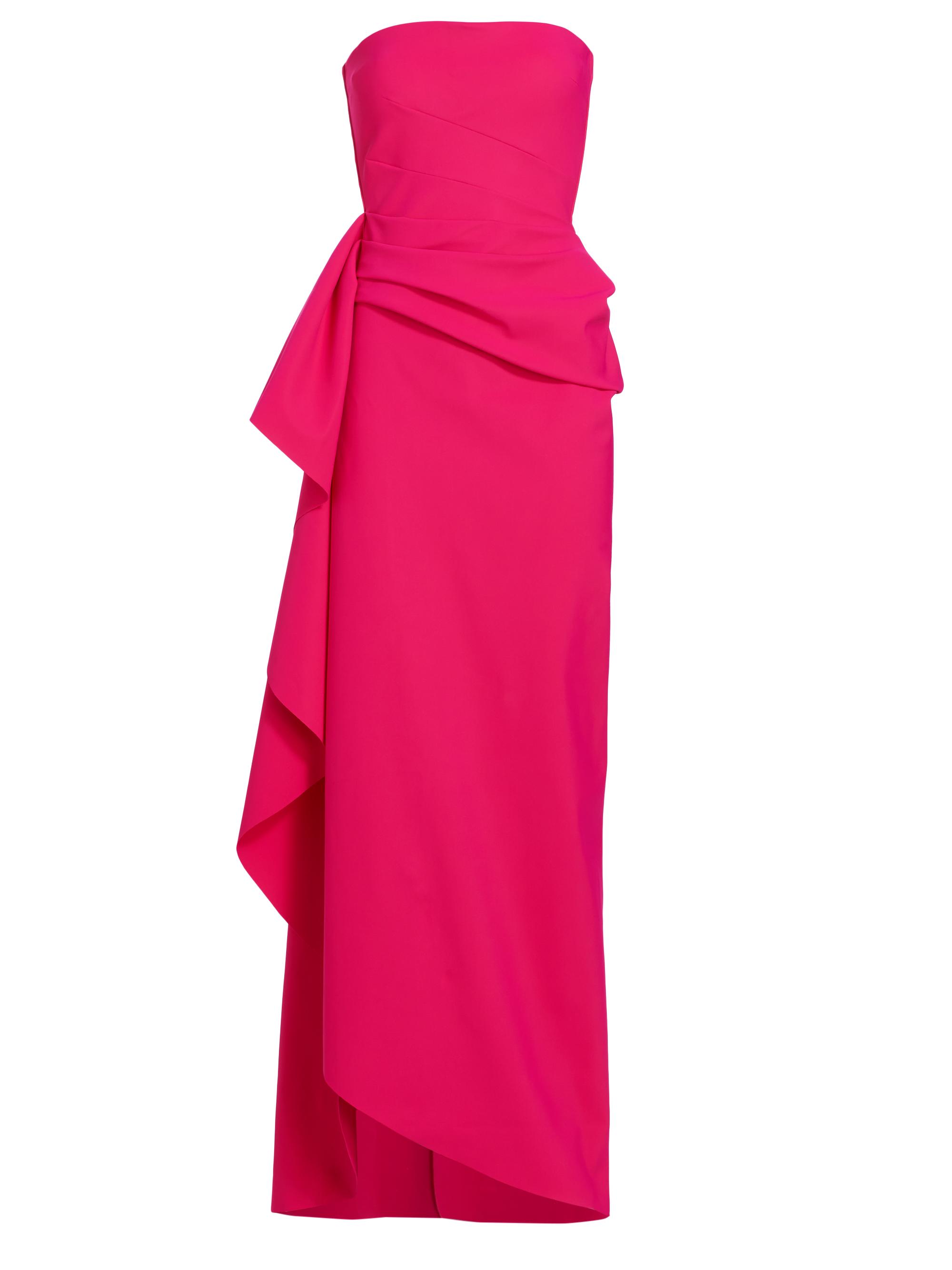 Chiara Boni La Petite Robe Women's Glicheria Strapless Ruffle Column Gown - Bouganville