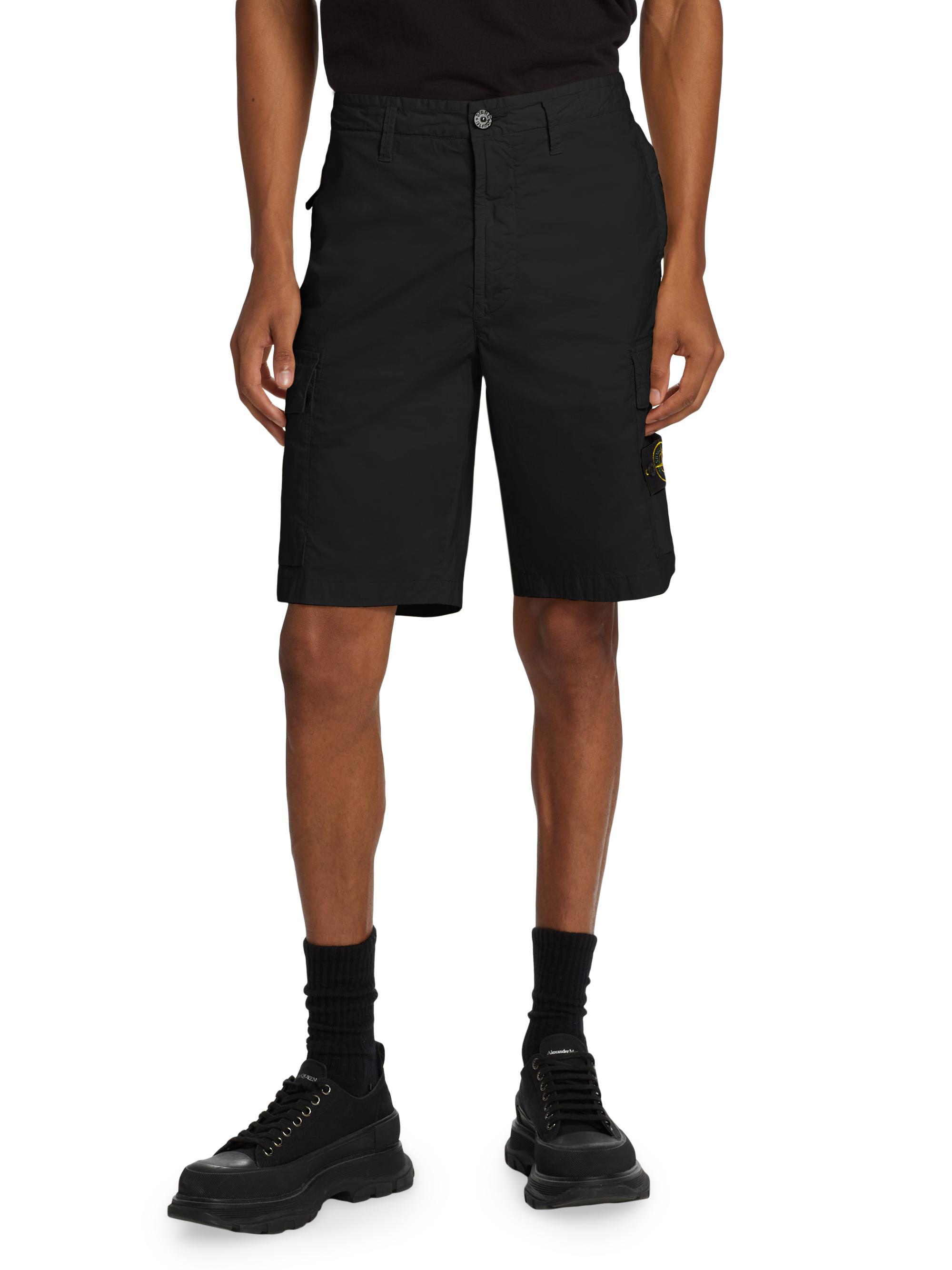 Stone Island Cotton-Blend Bermuda Shorts | Saks Fifth Avenue