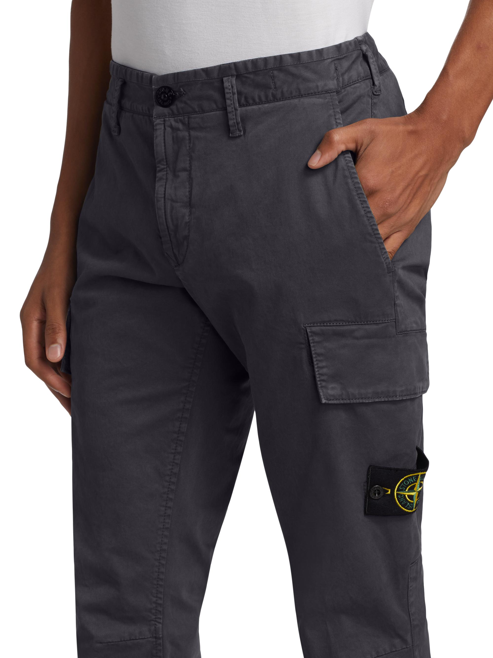 Stone Island Cotton Skinny Cargo Trousers | Saks Fifth Avenue