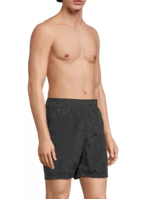 Stone Island Nylon Metal Swim Shorts Black - XL