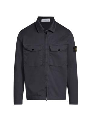 Cotton-blend overshirt