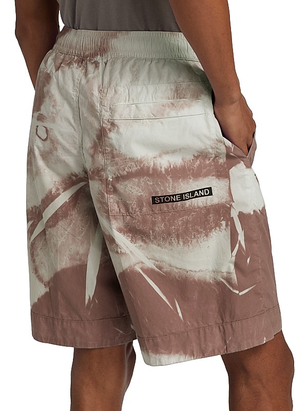 Shop Stone Island Bermuda Loose-Fit Wide-Leg Shorts | Saks Shop Stone Island Bermuda Loose-Fit Wide-Leg Shorts | Saks