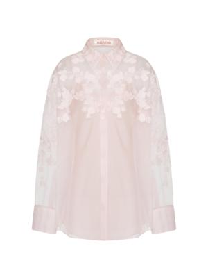 Embroidered Organza Shirt