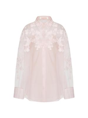 Embroidered Organza Shirt