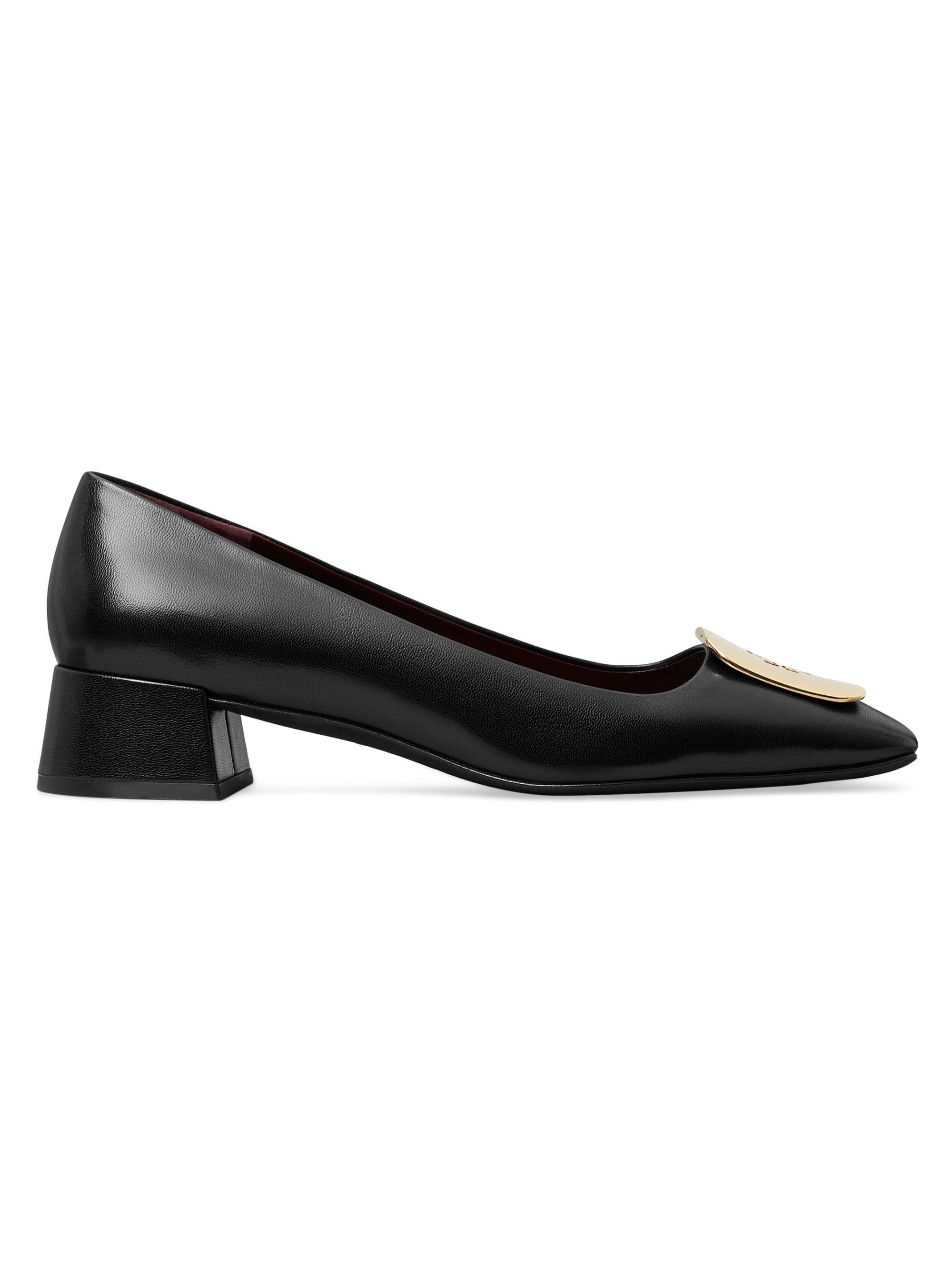 SALE★Tory Burch 黒 レザーパンプス25cm Tory Burch Georgia 35 MM Leather Pump | Saks Fifth Avenue