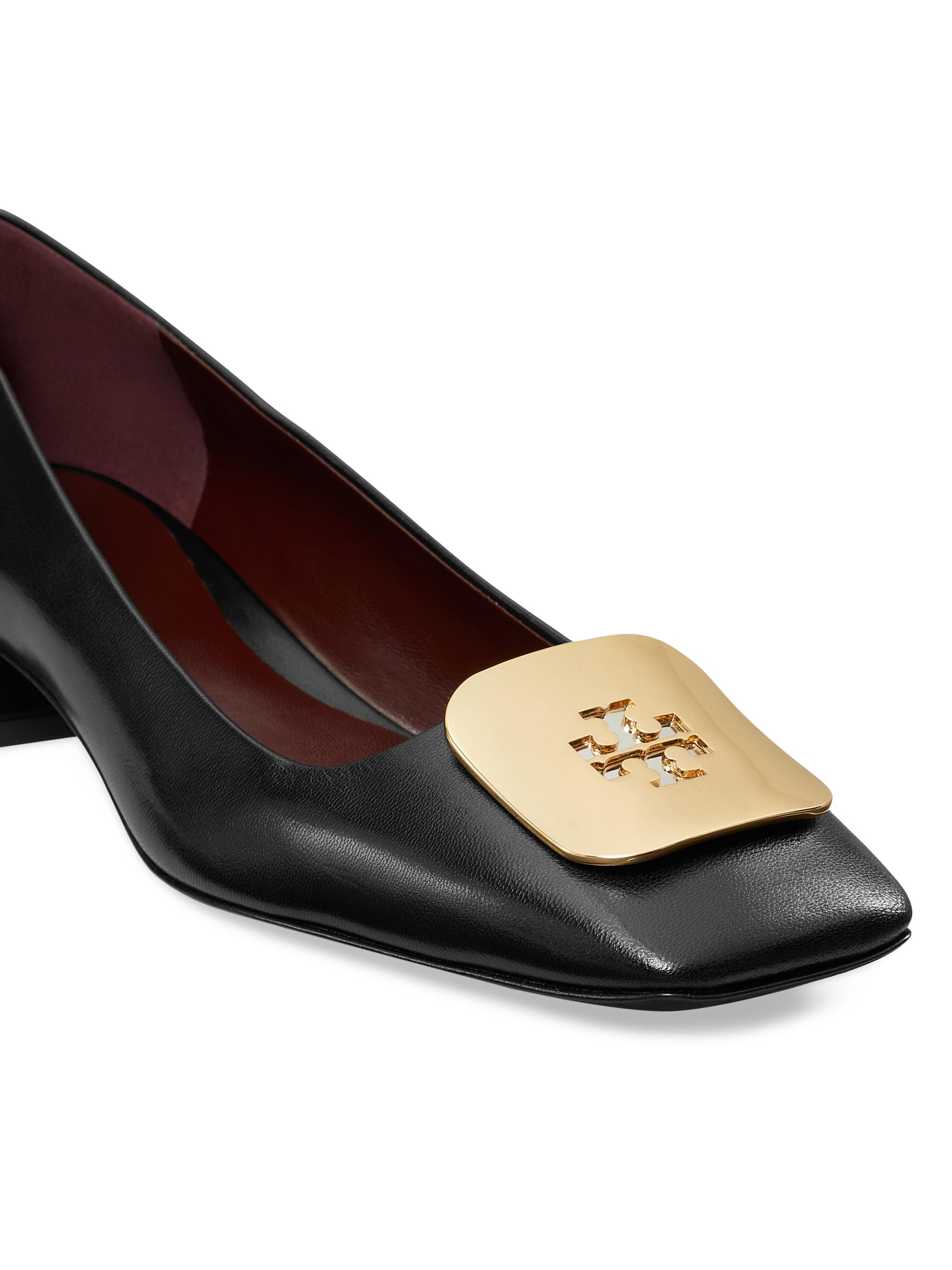 Tory Burch Georgia 35 MM Leather Pump | Saks Fifth Avenue