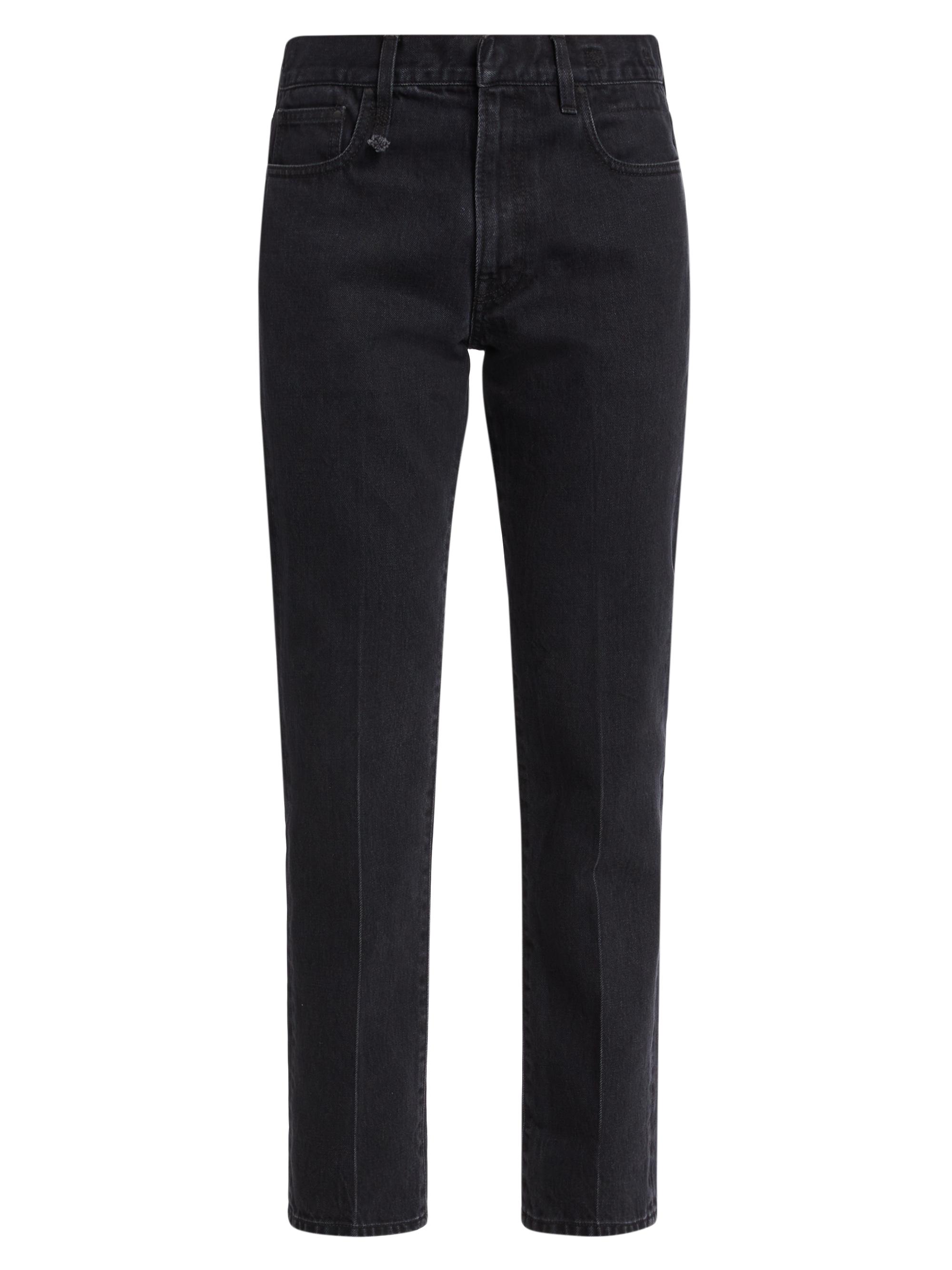 R13 Women's Romeo Cuffed Low-Rise Jeans - Onyx Black