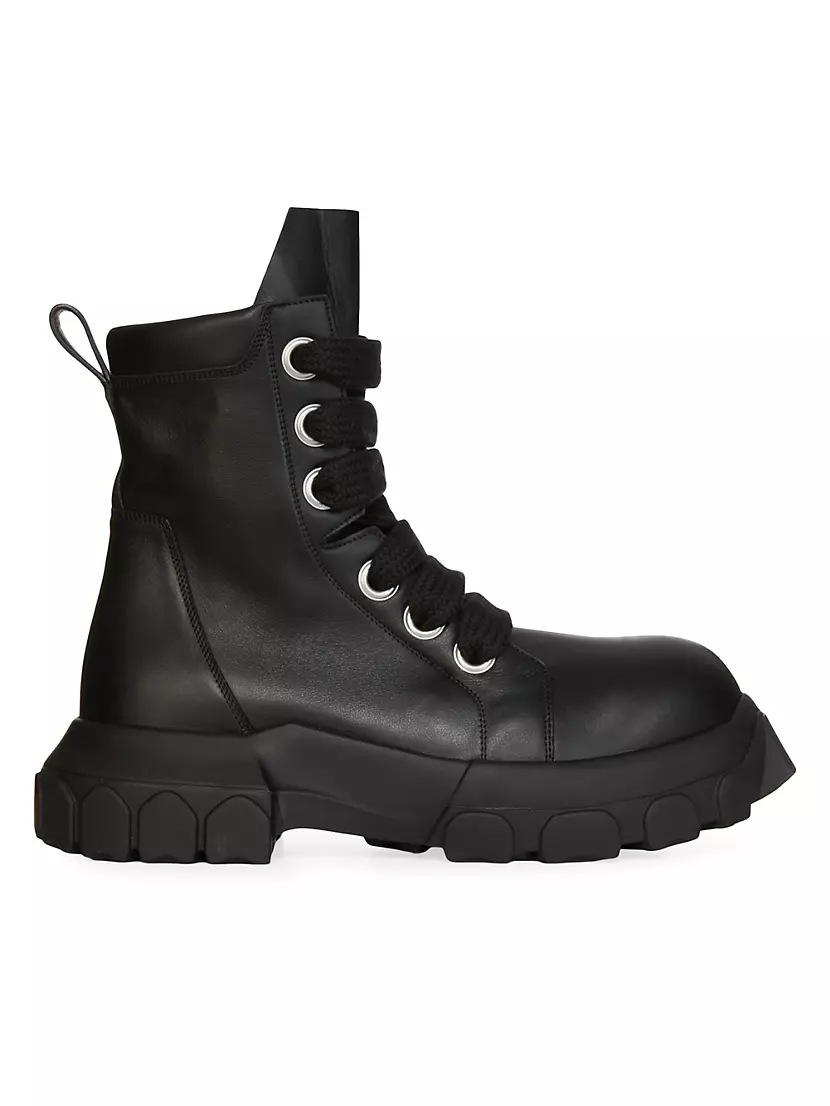 Shop Rick Owens Jumbo-Laced Bozo Tractor Boots | Saks Fifth 