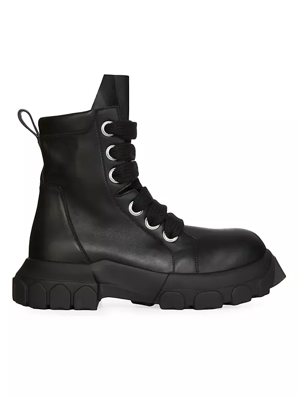 Shop Rick Owens Jumbo-Laced Bozo Tractor Boots | Saks Fifth Avenue
