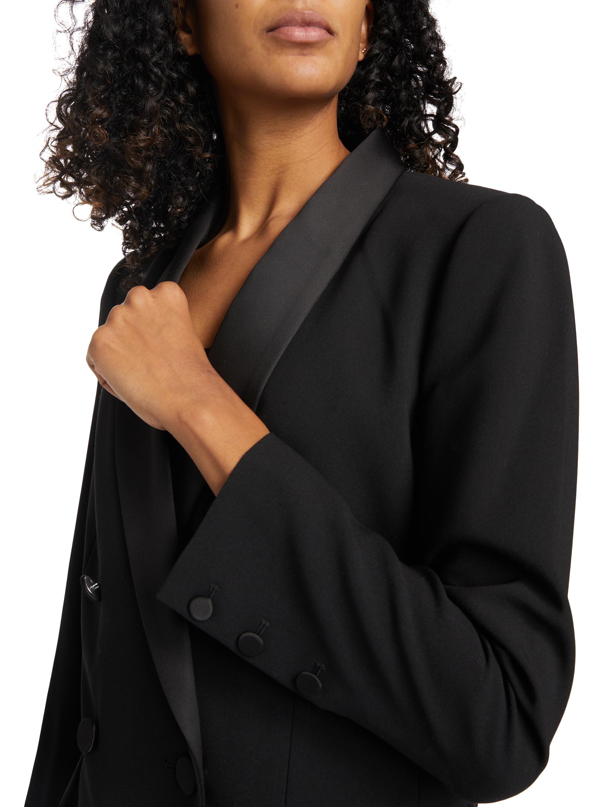 L'AGENCE Jayda Double-Breasted Ponte Blazer | Saks Fifth Avenue