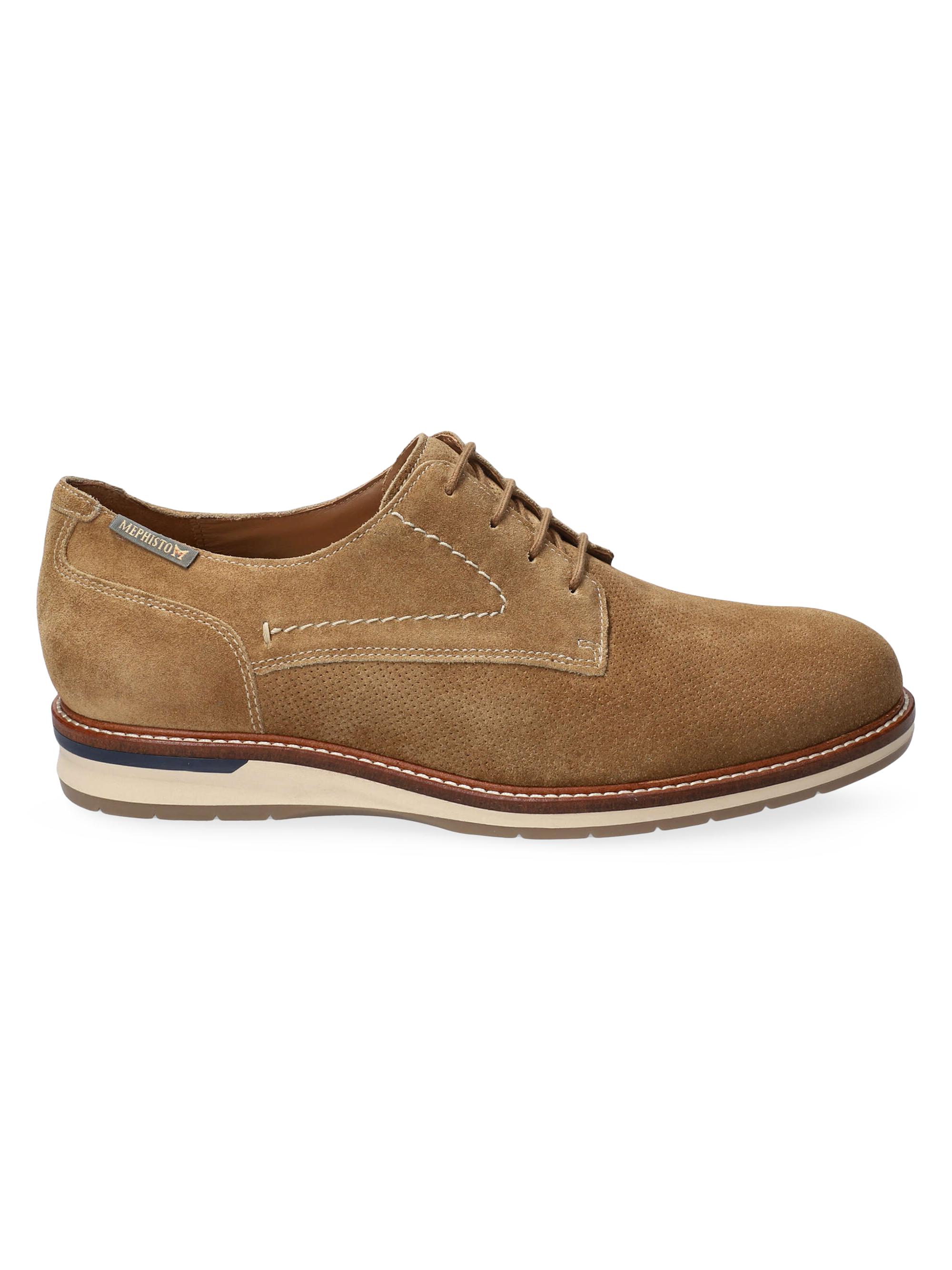 Mephisto Men's Falco Perforated Suede Oxfords - Spice