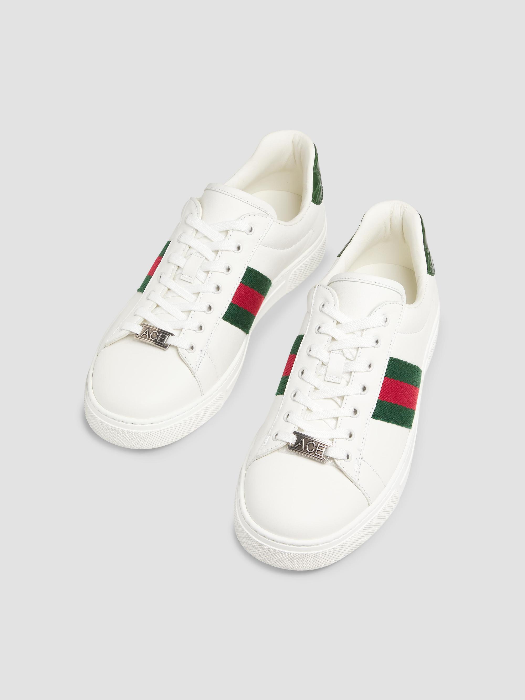 Gucci MAC80 Leather Low-Top Sneakers | Saks Fifth Avenue
