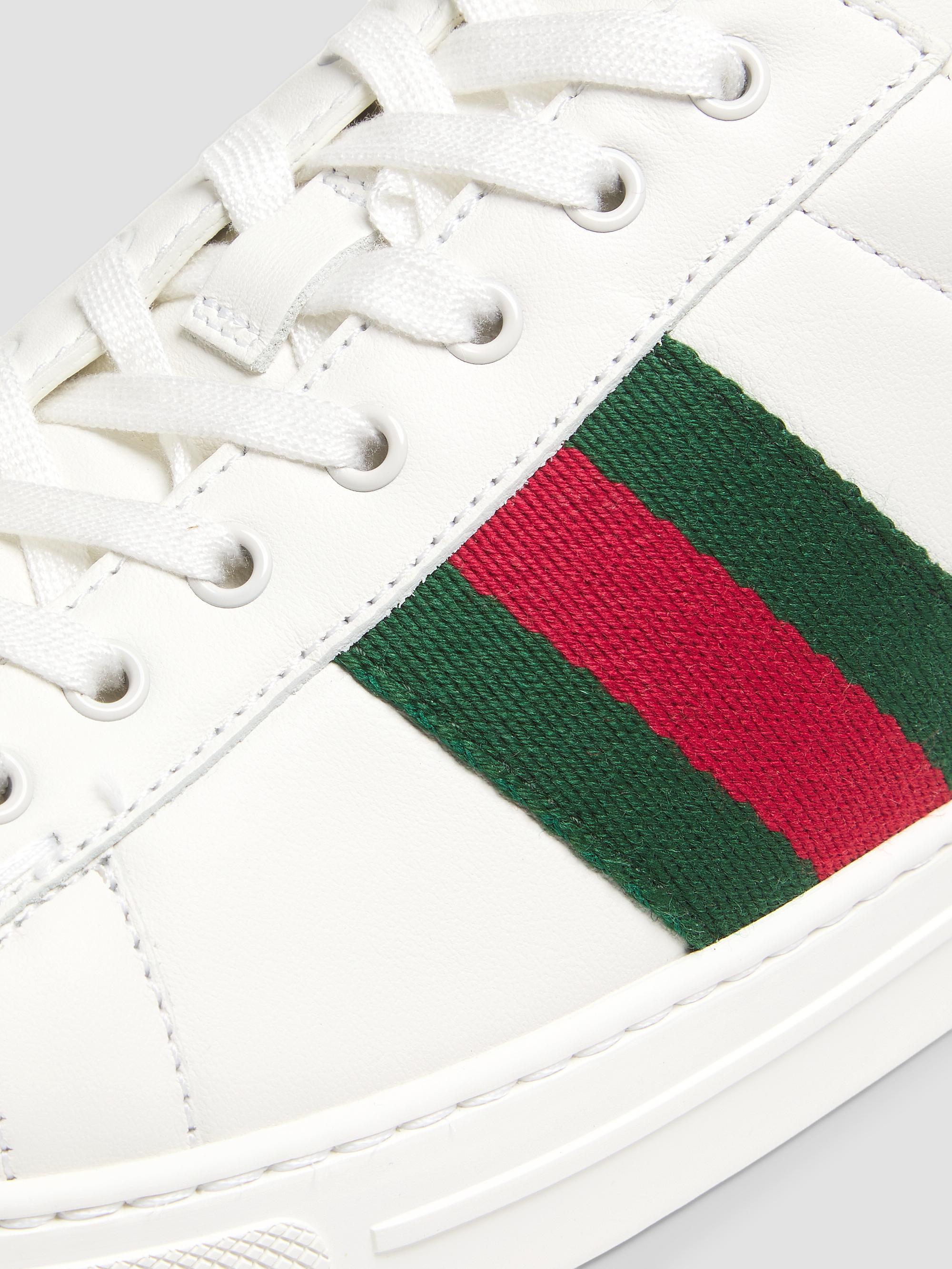 Gucci MAC80 Leather Low-Top Sneakers | Saks Fifth Avenue