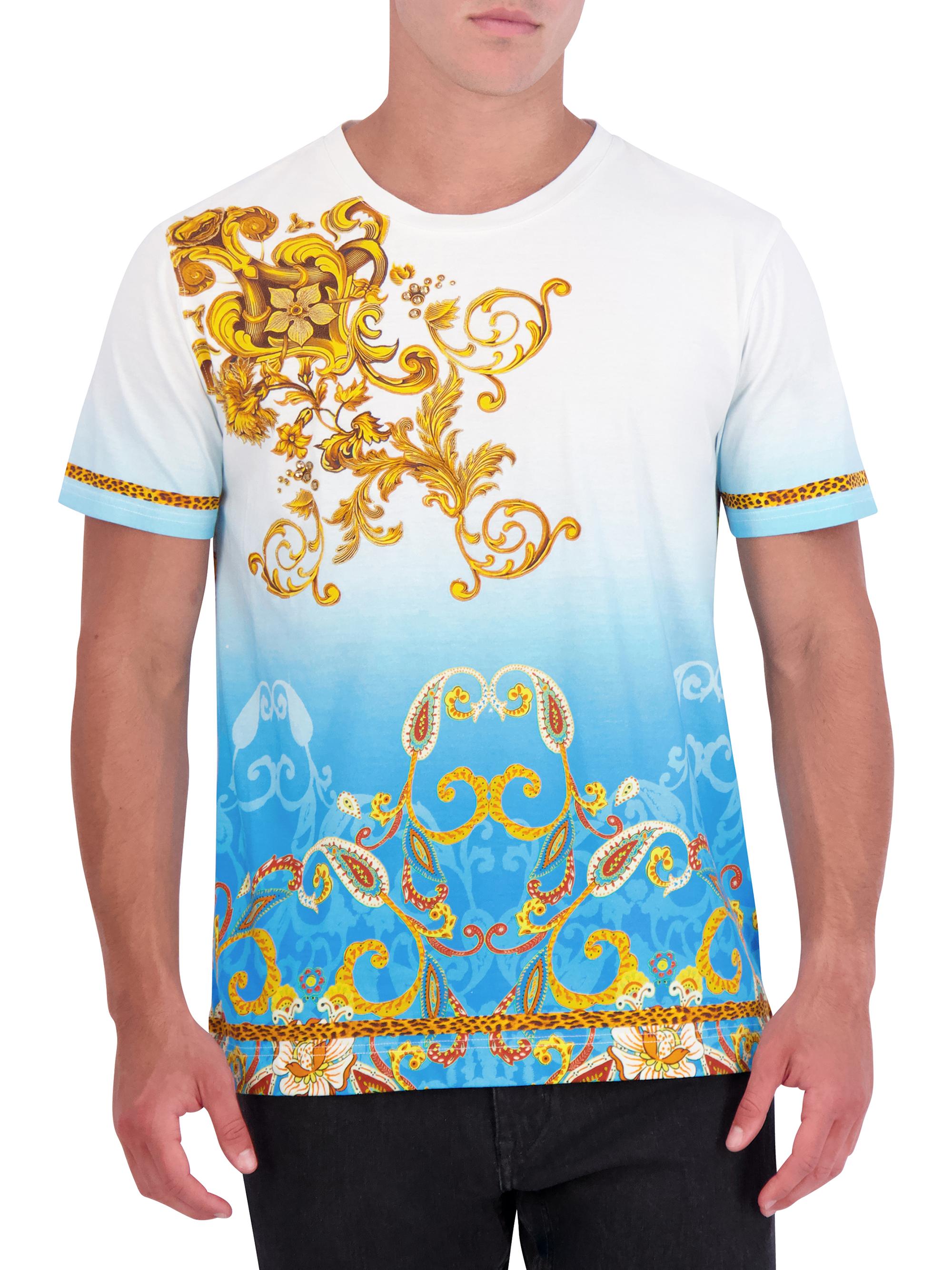 Robert Graham Men's Golden Scrolls Cotton T-Shirt
