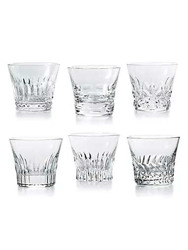 Set of Four (4) Baccarat LAGNEY Clear Crystal 5 3/4 PORT Wine